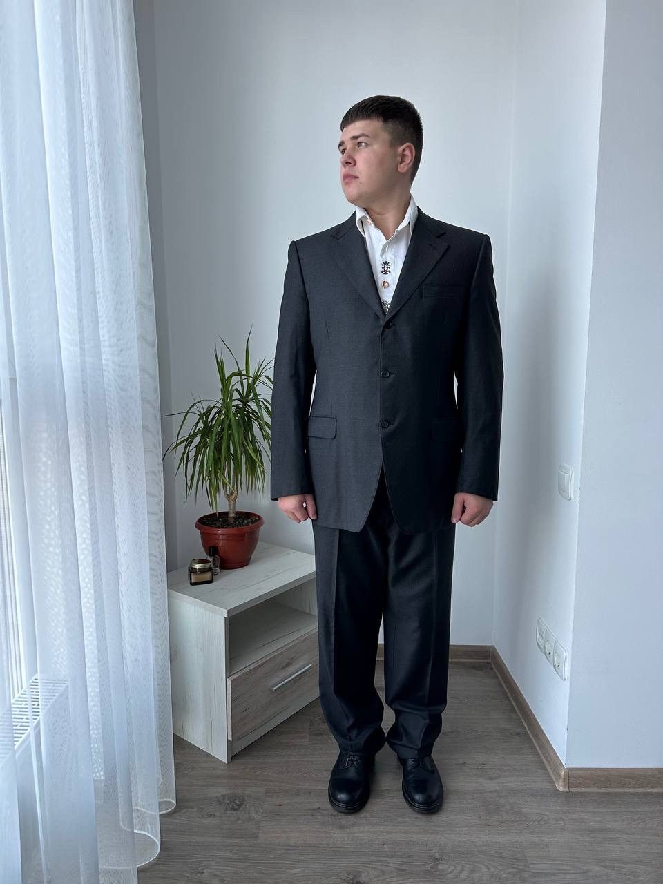 Canali × Vintage Vintage Canali Men's Trousers+Jacket Gray Loro Piana Suit Size 54L - 1 Thumbnail