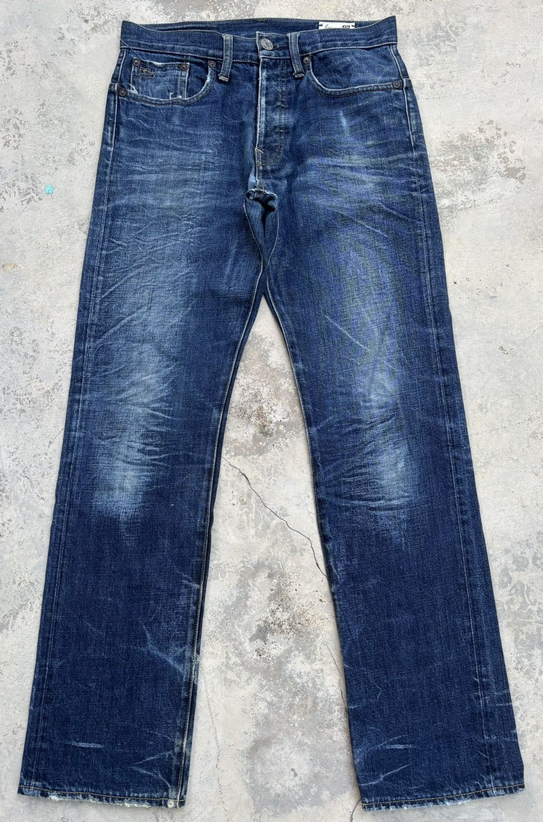 G-Star × Pharrell G-Star Raw Blue Washed Denim Jeans Size US 30 / EU 46 - 1 Thumbnail
