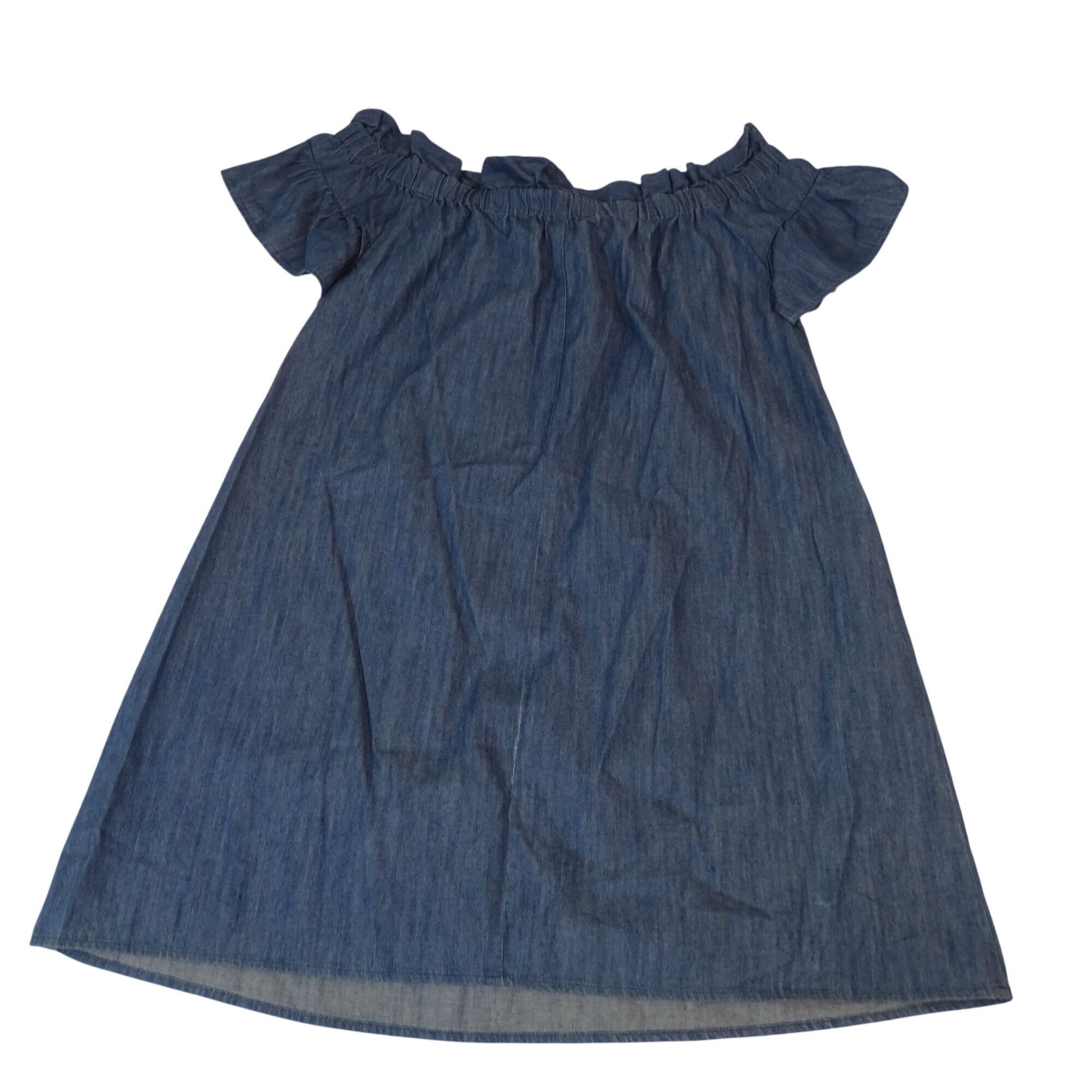 Corey Lynn Calter Corey Lynn Calter Blue Off Shoulder A-line Dress Size M Size M / US 6-8 / IT 42-44 - 4 Thumbnail