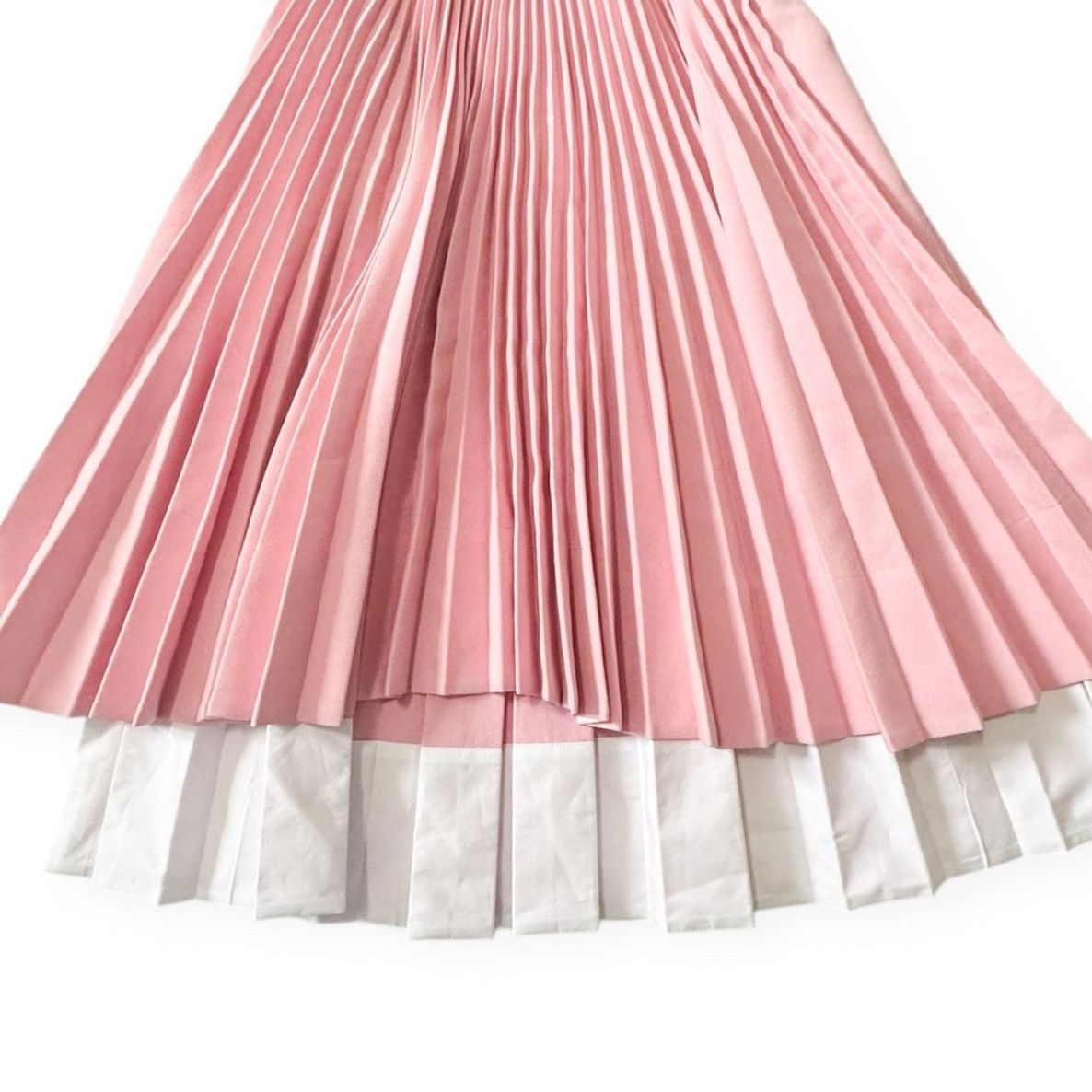 Plan C Plan C Pleated Midi Skirt, Double Active, Pink, Size 36IT/XS Size 25" / US 0 / IT 36 - 8 Thumbnail