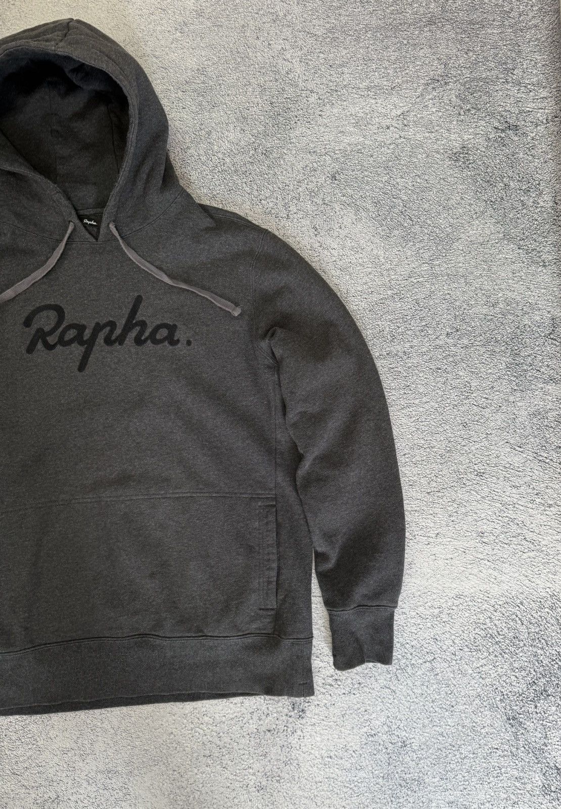 Rapha Rapha Logo Pullover Hoodie MenL Charcoal Marl Cycling Hooded Size US L / EU 52-54 / 3 - 6 Thumbnail