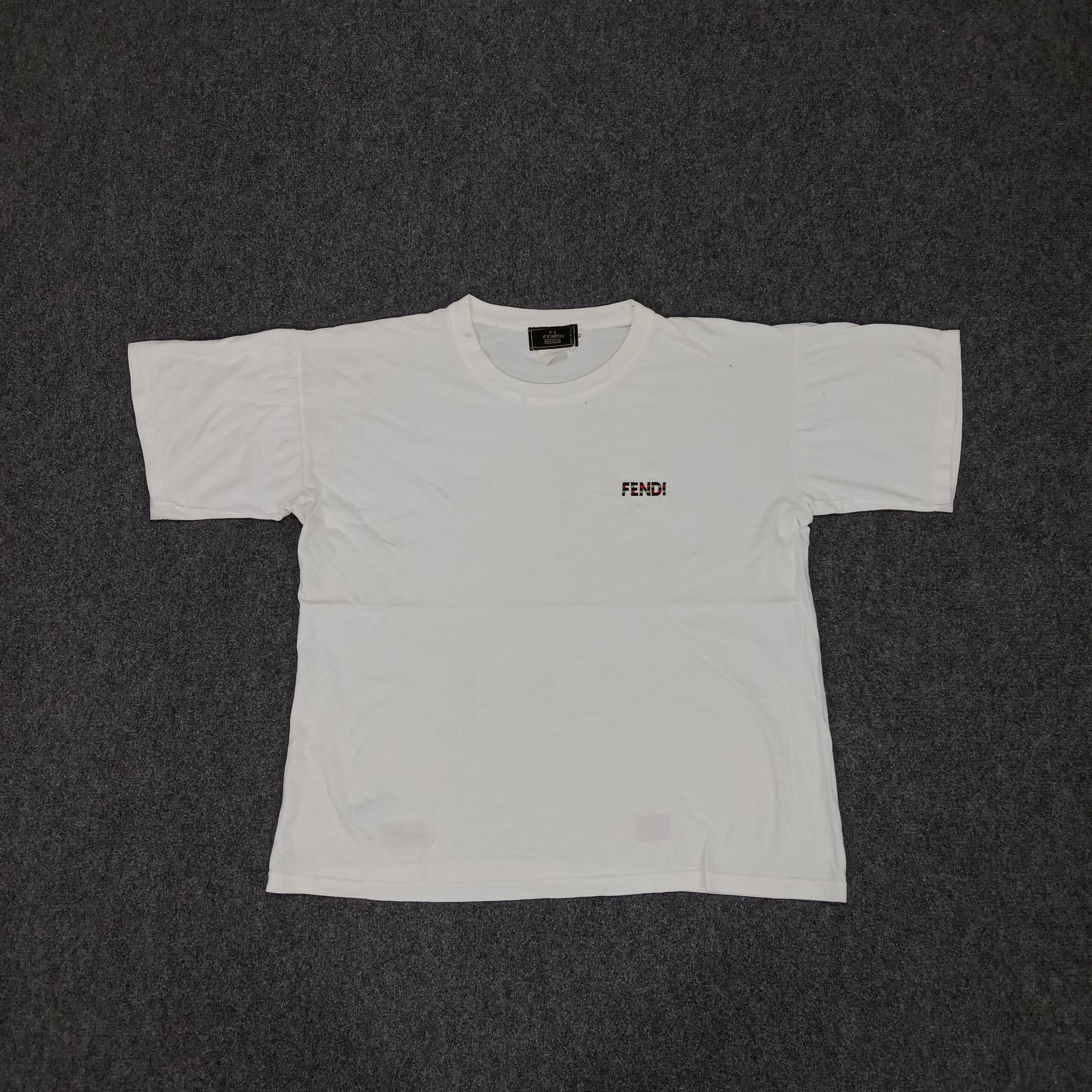 Fendi FENDI Design Italian Luxury Designer Tshirt Size US M / EU 48-50 / 2 - 1 Thumbnail