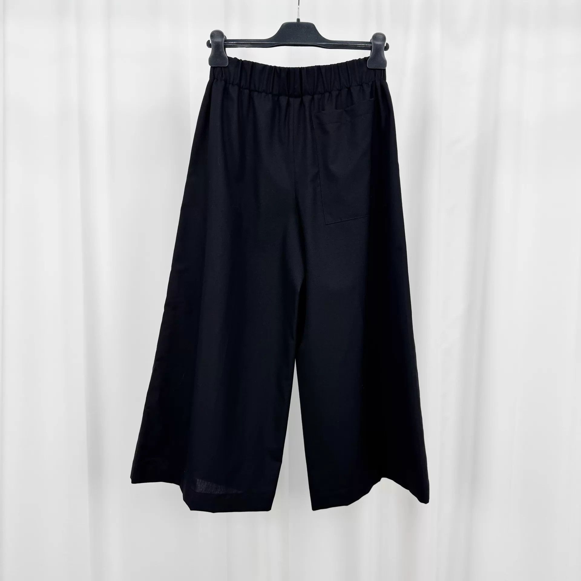 Loewe Loewe Black Wool Wide Leg Pants S Size 26" / US 2 / IT 38 - 2 Thumbnail