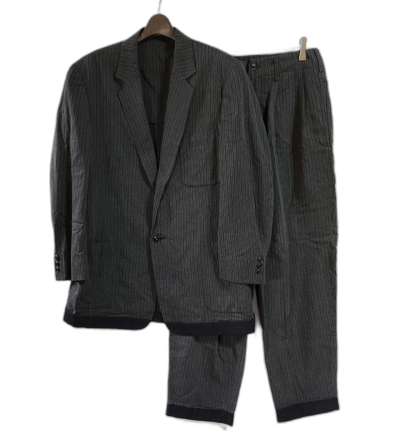 yohji yamamoto 1995ss striped suit set
