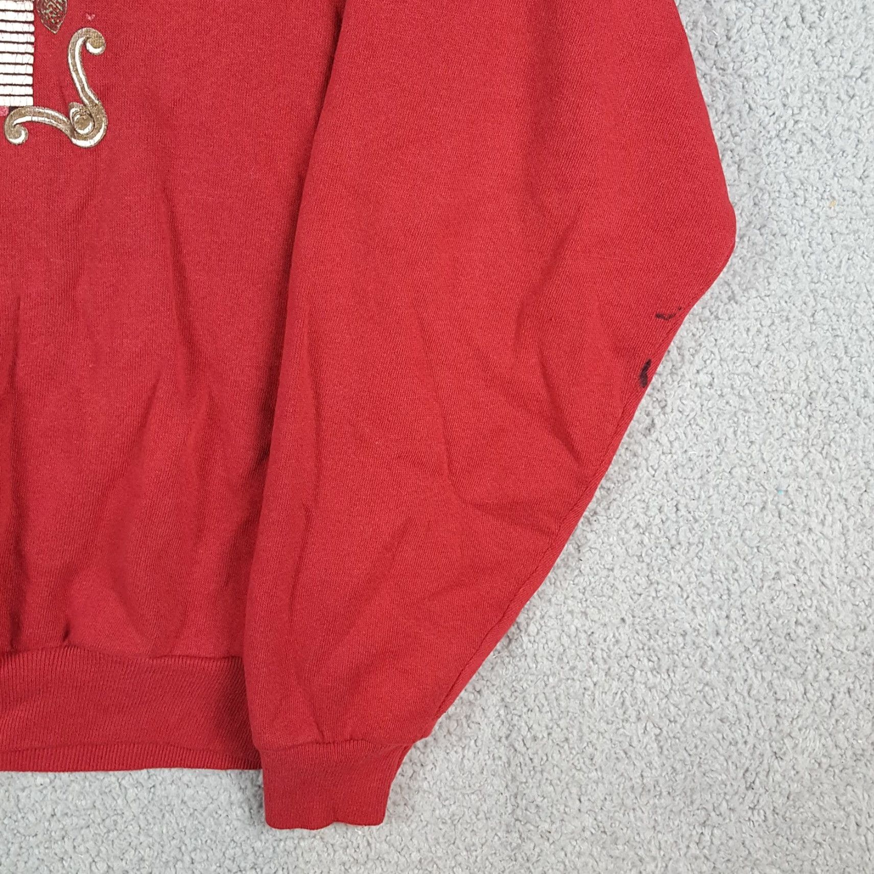 Vintage VINTAGE Gopher Sweatshirt Barn Farm Crewneck Sweatshirt Women L Red 90s Antique Collectible Pullover Crew Neck Casual Fall Winter Size L / US 10 / IT 46 - 6 Thumbnail