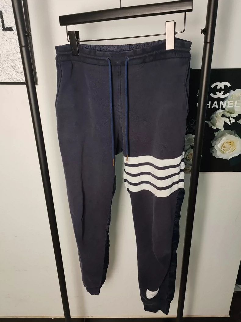 Thom Browne Navy Stripe Sweatpants - dmc