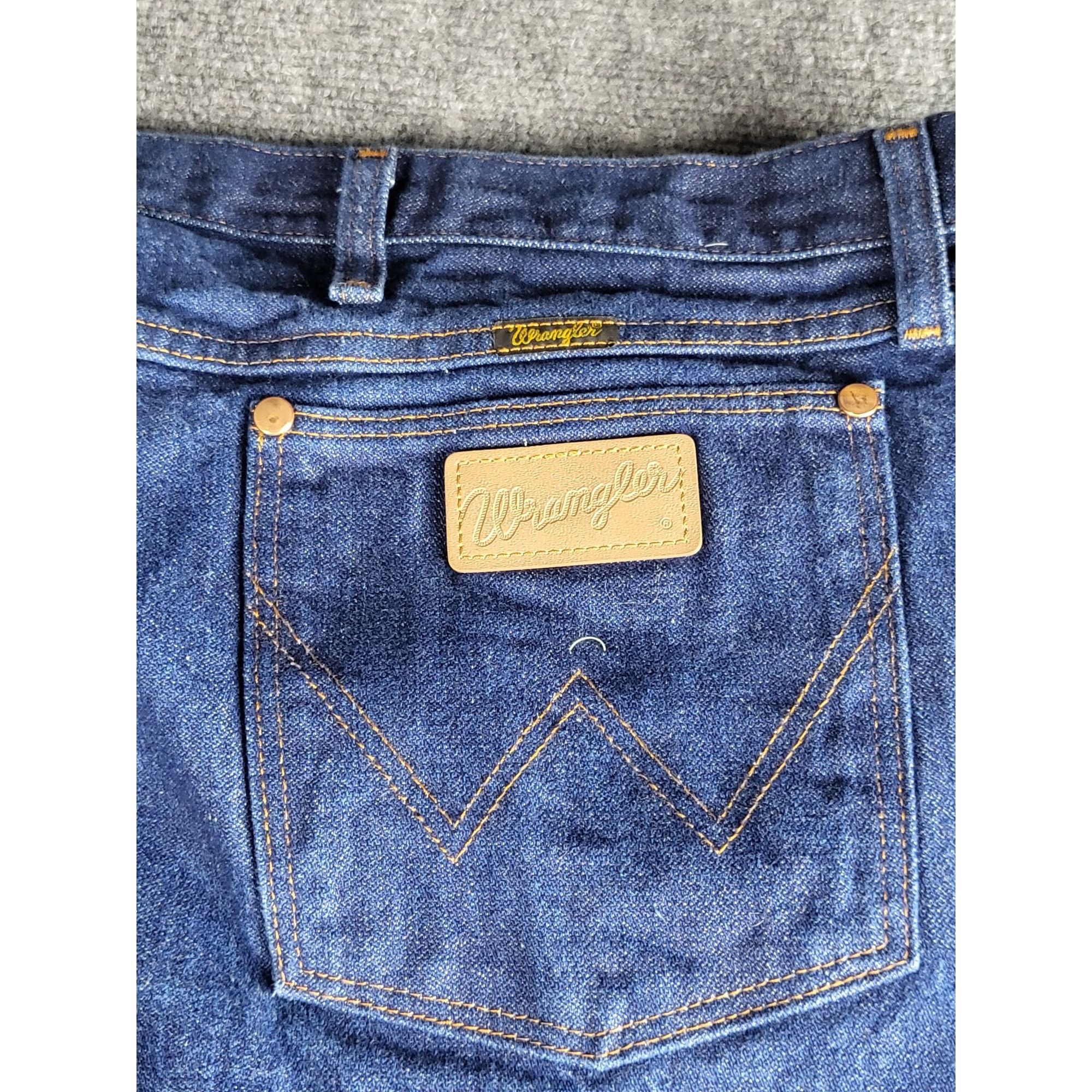 Wrangler Wrangler Jeans Men Sz 54X34 13MMZXS Blue Denim Straight Leg Size US 44 / EU 60 - 1 Thumbnail
