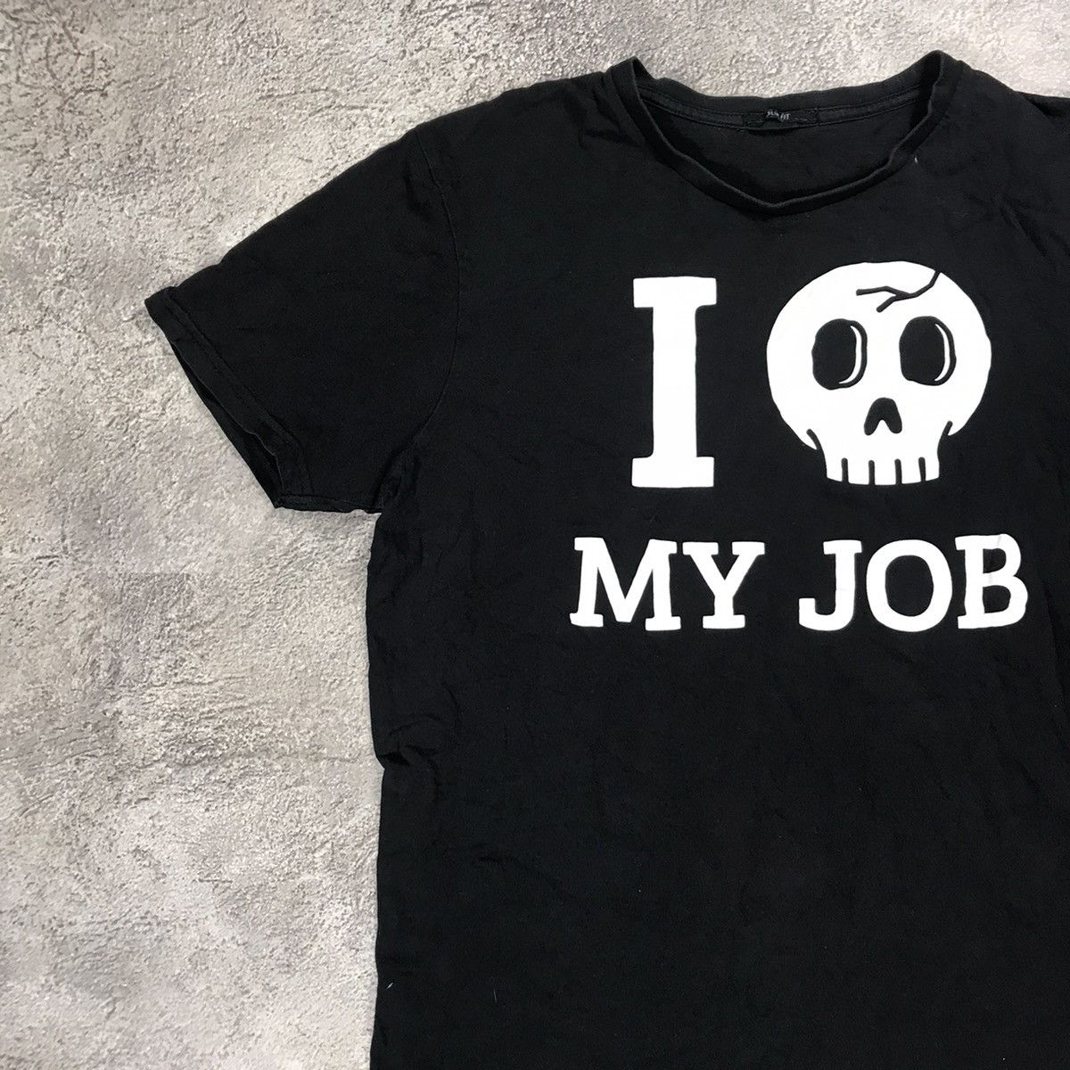 Vintage Vintage Y2K Graphic Tee Skull Print Streetwear Dark Humor L Size US L / EU 52-54 / 3 - 3 Thumbnail