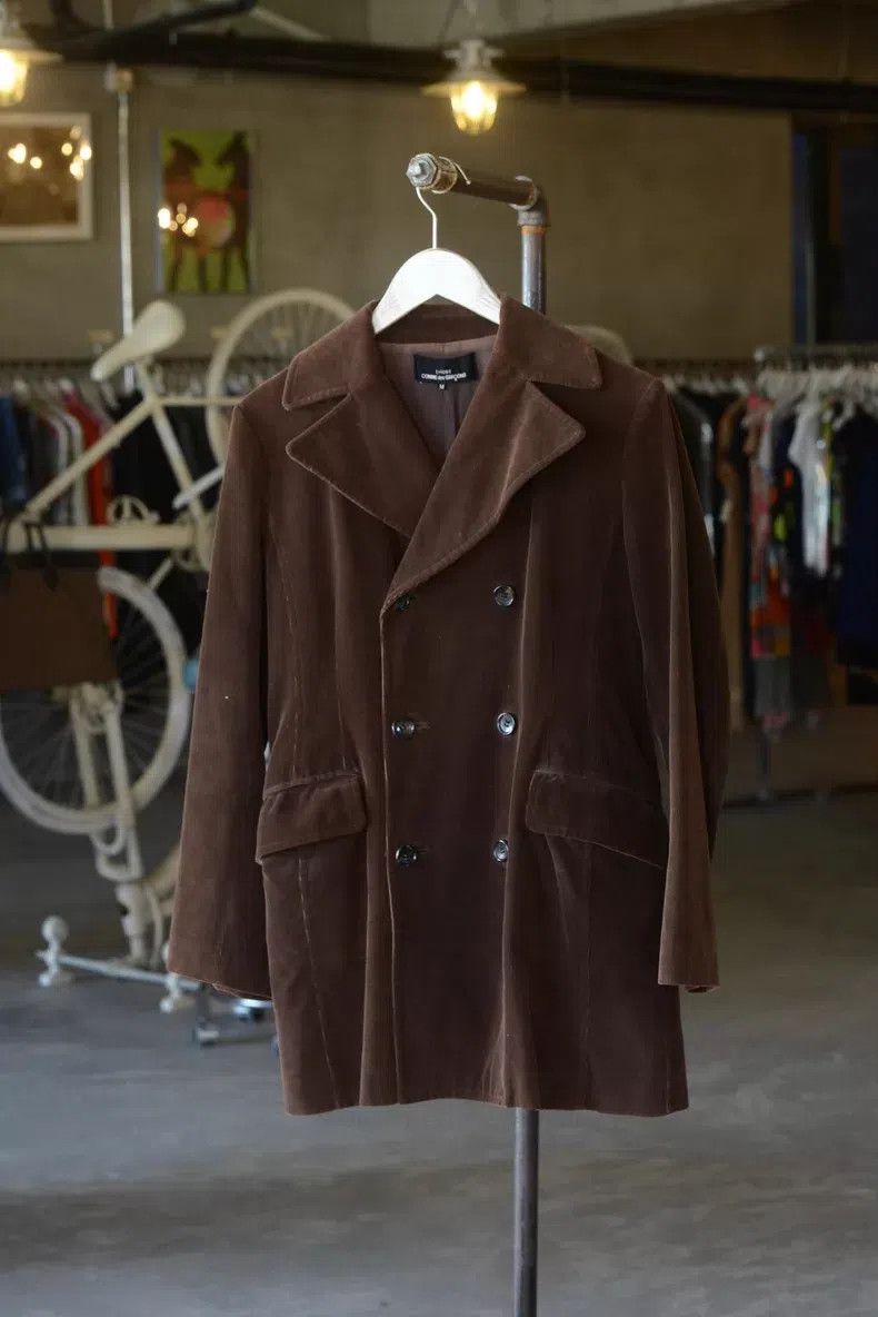 Comme des Garcons Comme Des Garcons Brown Corduroy Double-breasted Coat Size M / US 6-8 / IT 42-44 - 1 Thumbnail