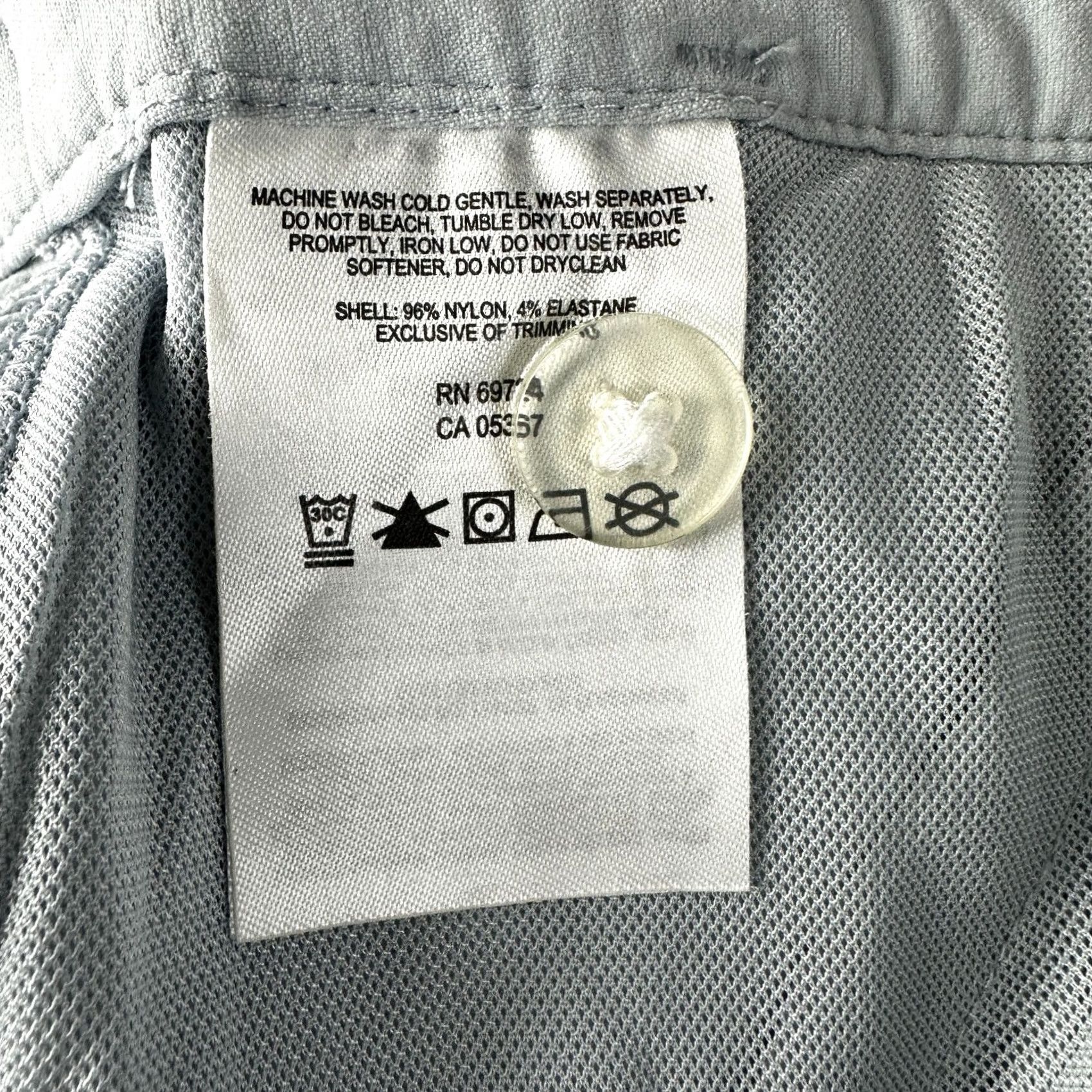 Vintage Columbia PFG Pants Womens 8 Gray Stretch Flat Front Zip Fly Pockets Fishing Gear Pants Size 30" / US 8 / IT 44 - 6 Thumbnail