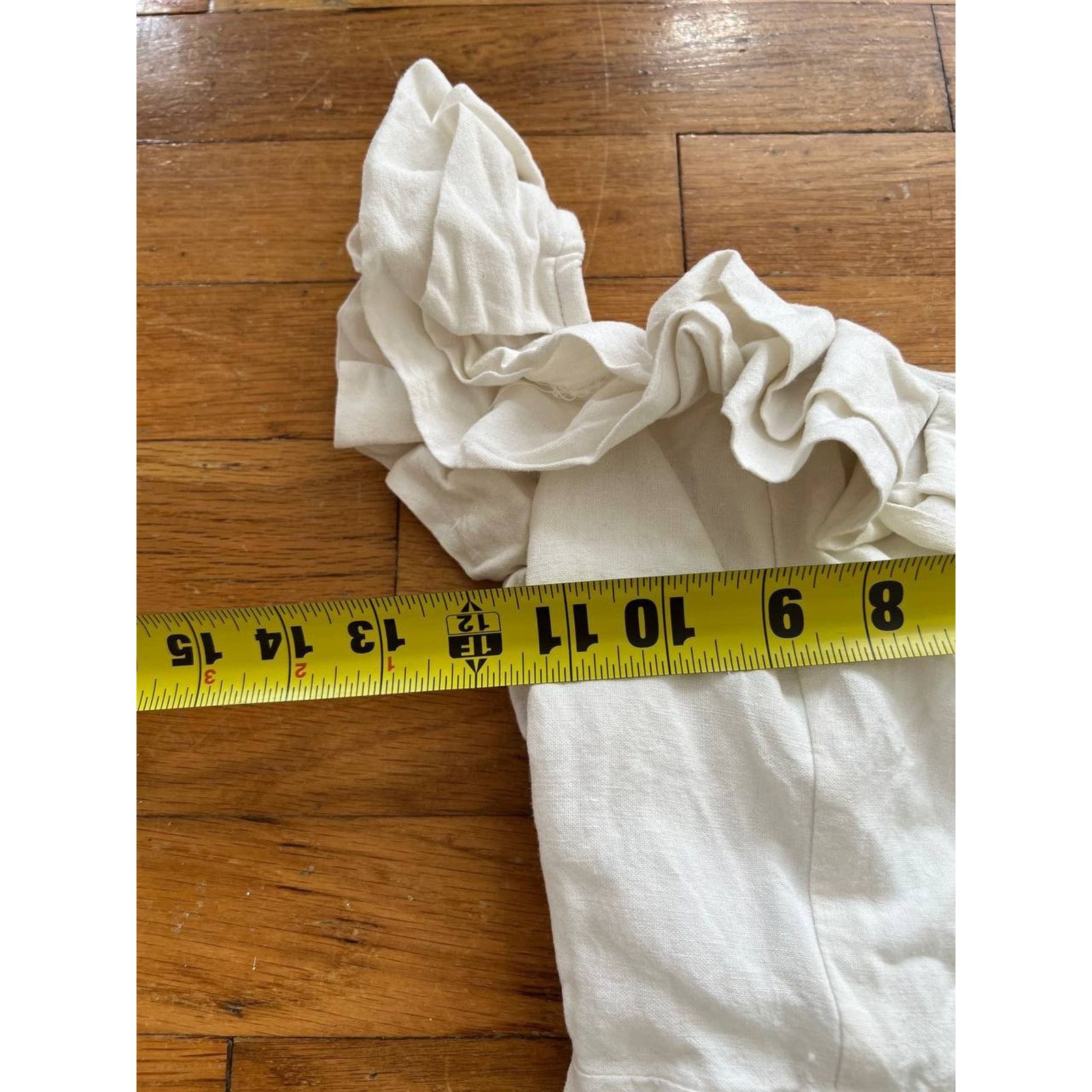 ByTheR By the way white ruffle off the shoulder dress XXS A000934 Size XXS / US 00 / IT 34 - 5 Thumbnail