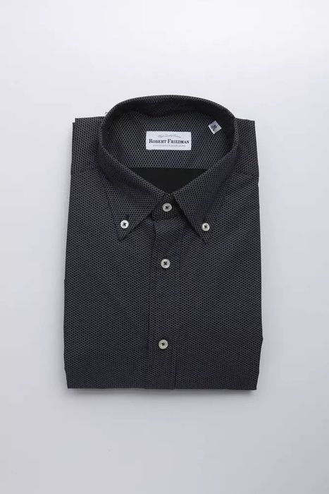 Robert Friedman Beige Cotton Men Shirt main image 0