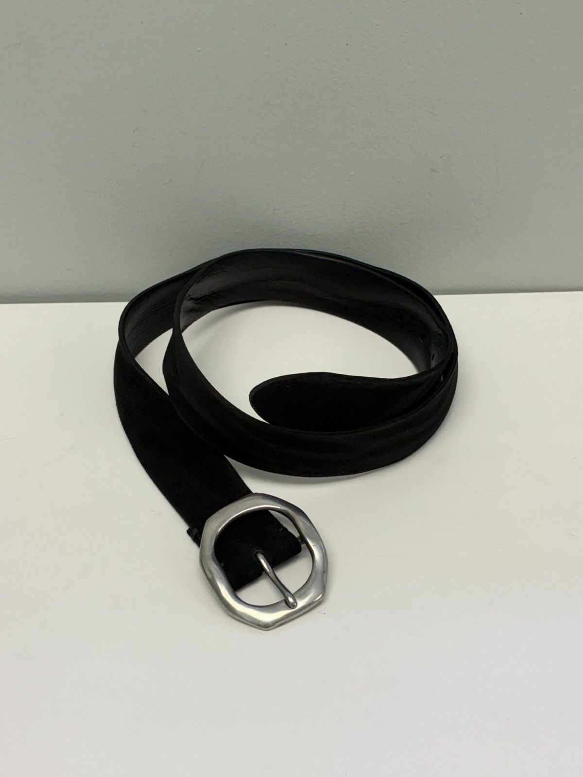 John Varvatos Nova Suede Belt. Size 32 Size 32 - 4 Thumbnail