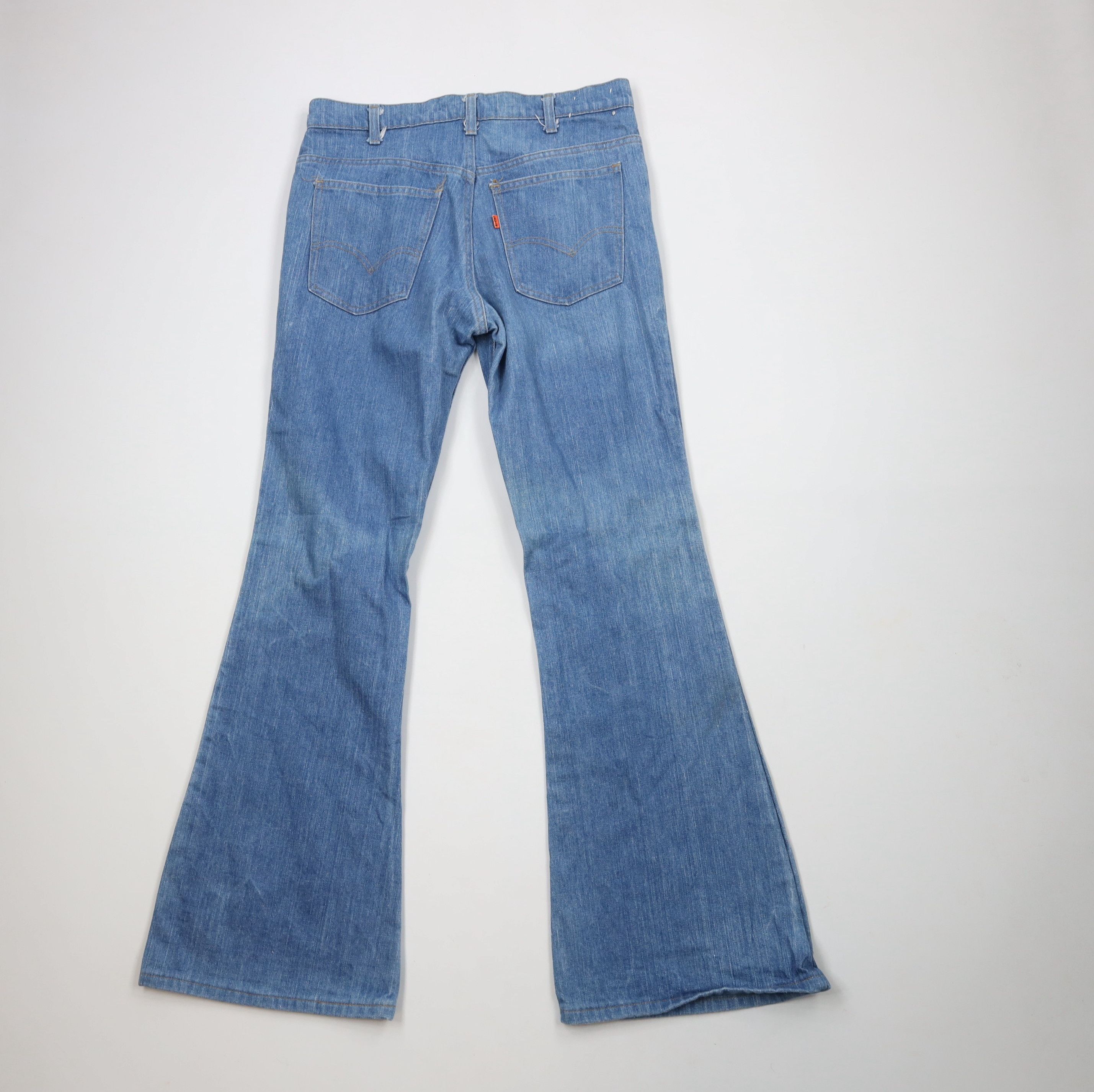 Levi's × Vintage Vintage 70s Levis Orange Tab Wide Leg Bell Bottoms Jeans USA Size US 32 / EU 48 - 12 Thumbnail