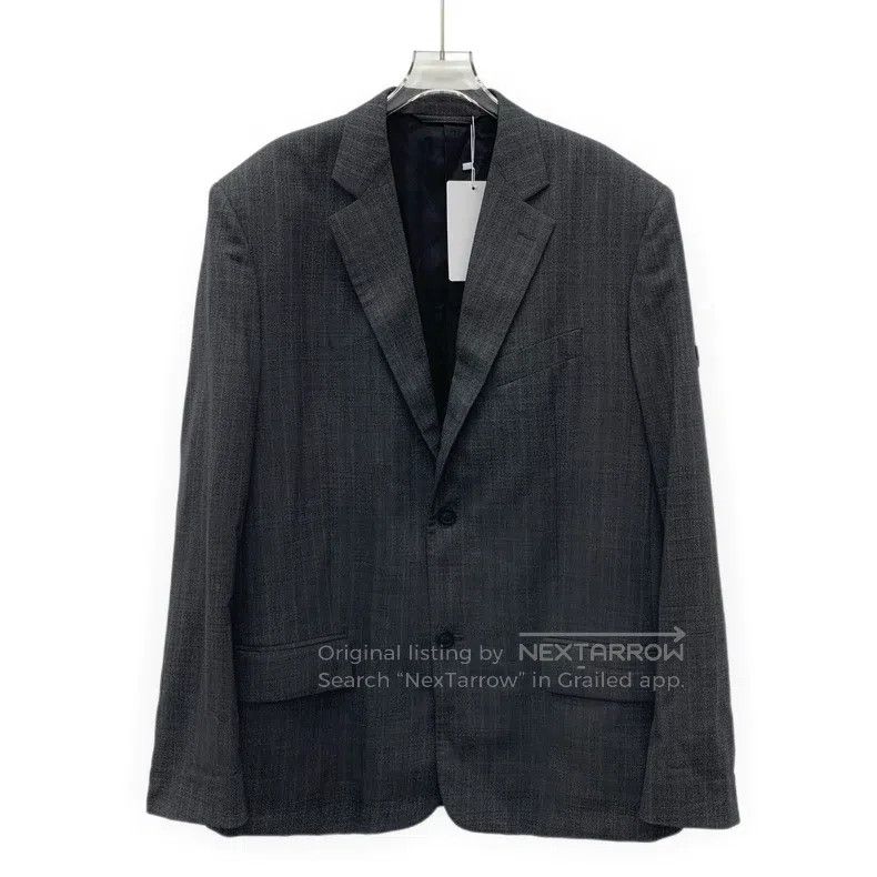 Balenciaga Balenciaga Dark Gray Striped Wool Reversible Single Breast Size US S / EU 44-46 / 1 - 1 Thumbnail