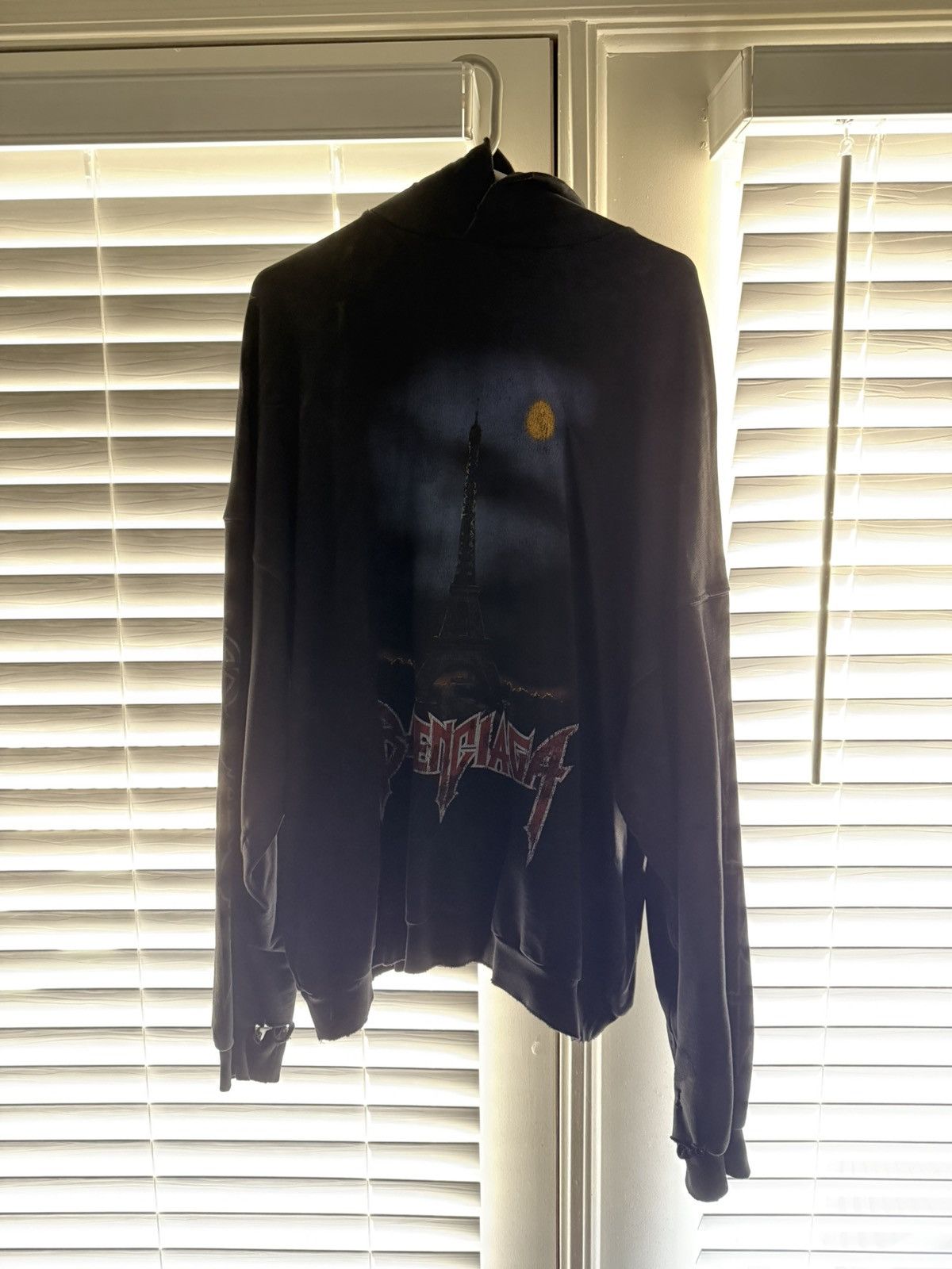 Balenciaga Balenciaga Paris Moon hoodie Size US L / EU 52-54 / 3 - 1 Thumbnail