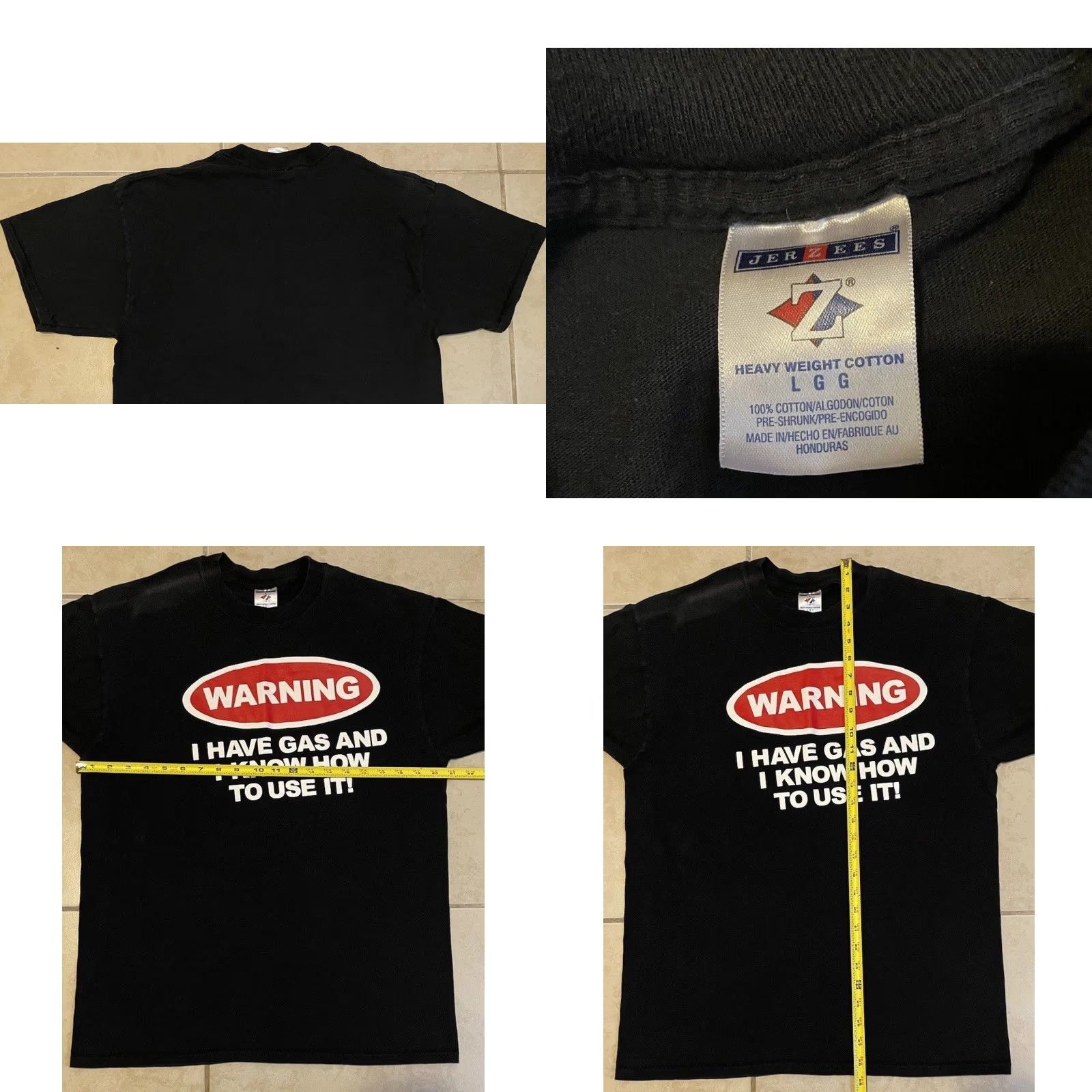 GAS Vtg I Have Gas And Know How To Use It Faded Shirt L Funny Saying Joke Grunge Y2K Size US L / EU 52-54 / 3 - 8 Thumbnail