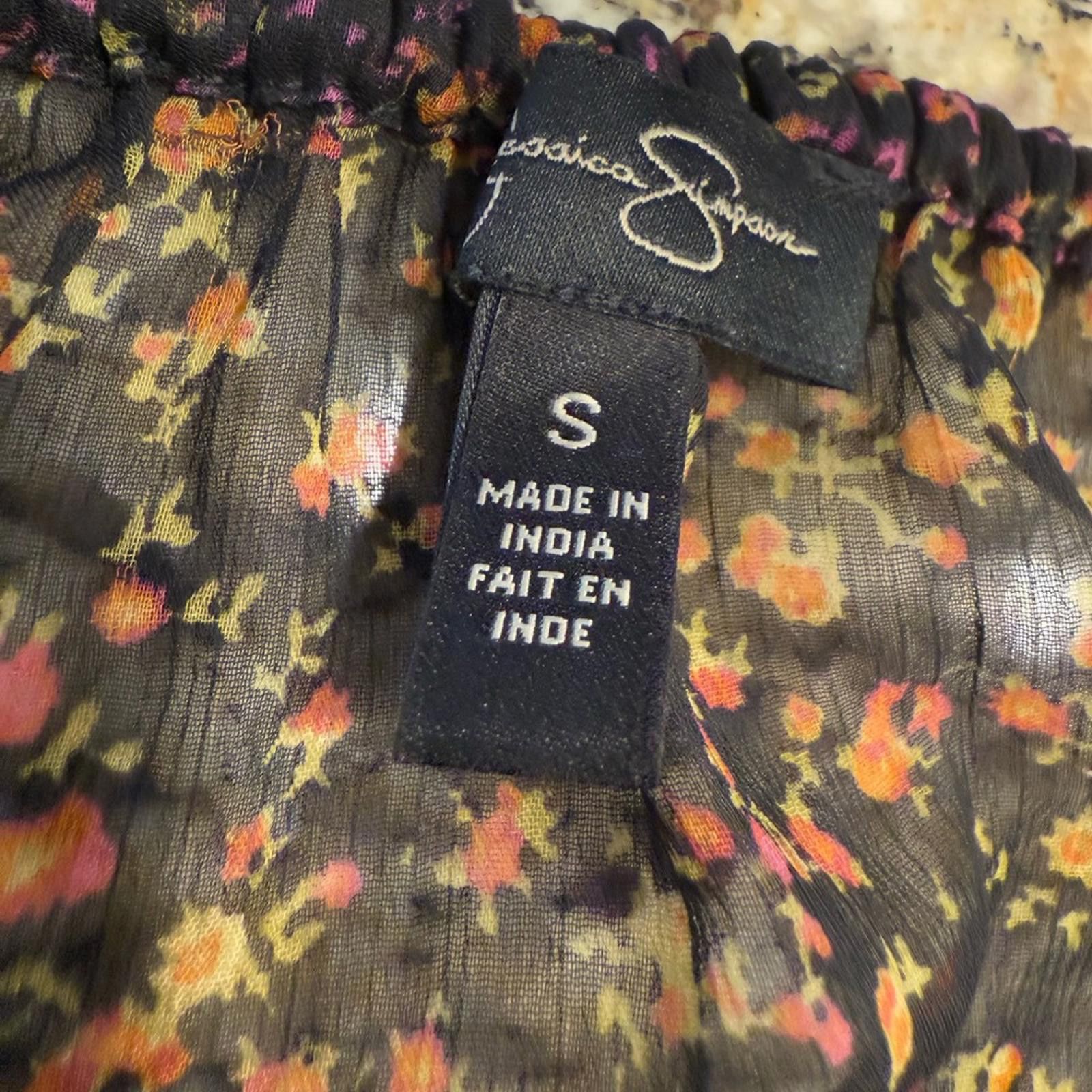 Other Jessica Simpson ditsy floral sheer back midi dress SZ SM Size S / US 4 / IT 40 - 7 Thumbnail