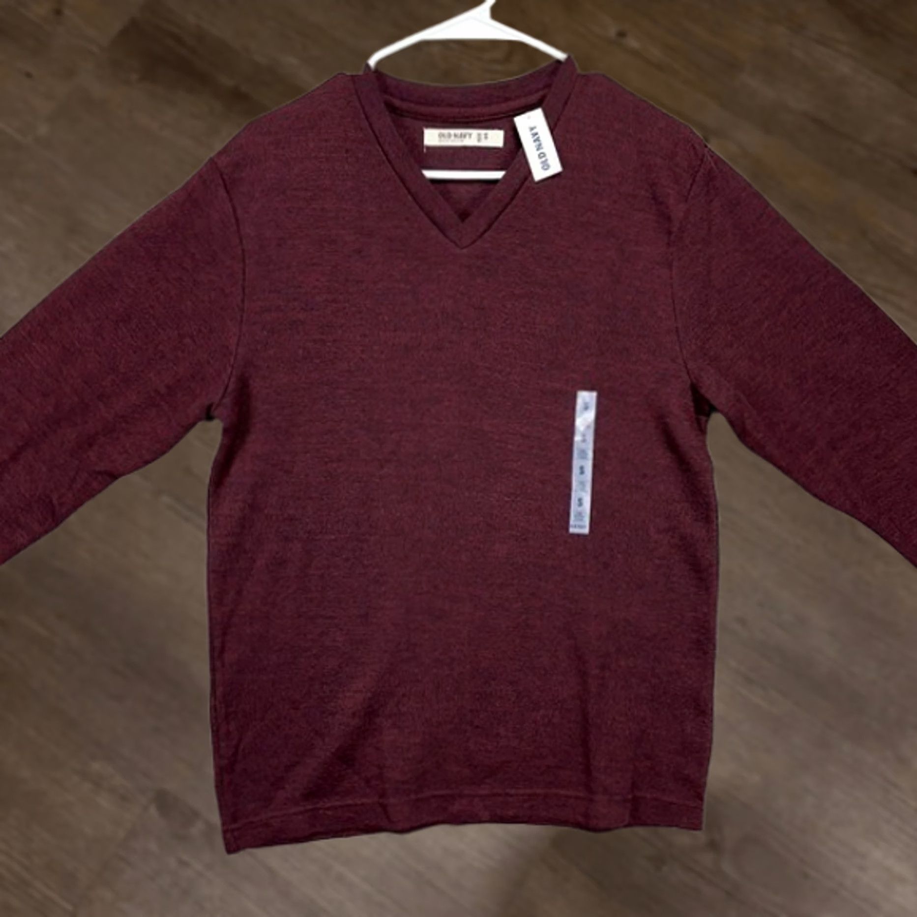Old Navy Old Navy V-Neck Sweater Shirt Mens Small Red/Purple Knit Pullover Long Sleeve NEW Size US S / EU 44-46 / 1 - 1 Thumbnail
