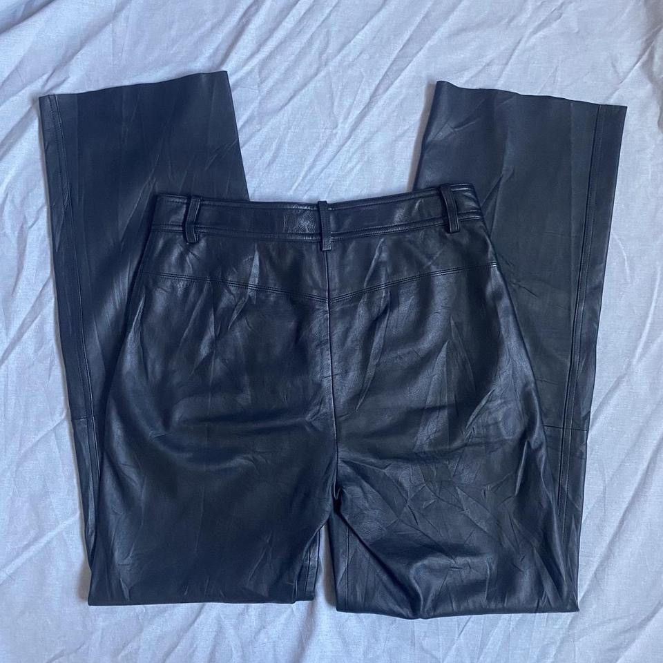 Helmut Lang Helmut Lang black lambskin leather pants Size 26" / US 2 / IT 38 - 6 Thumbnail