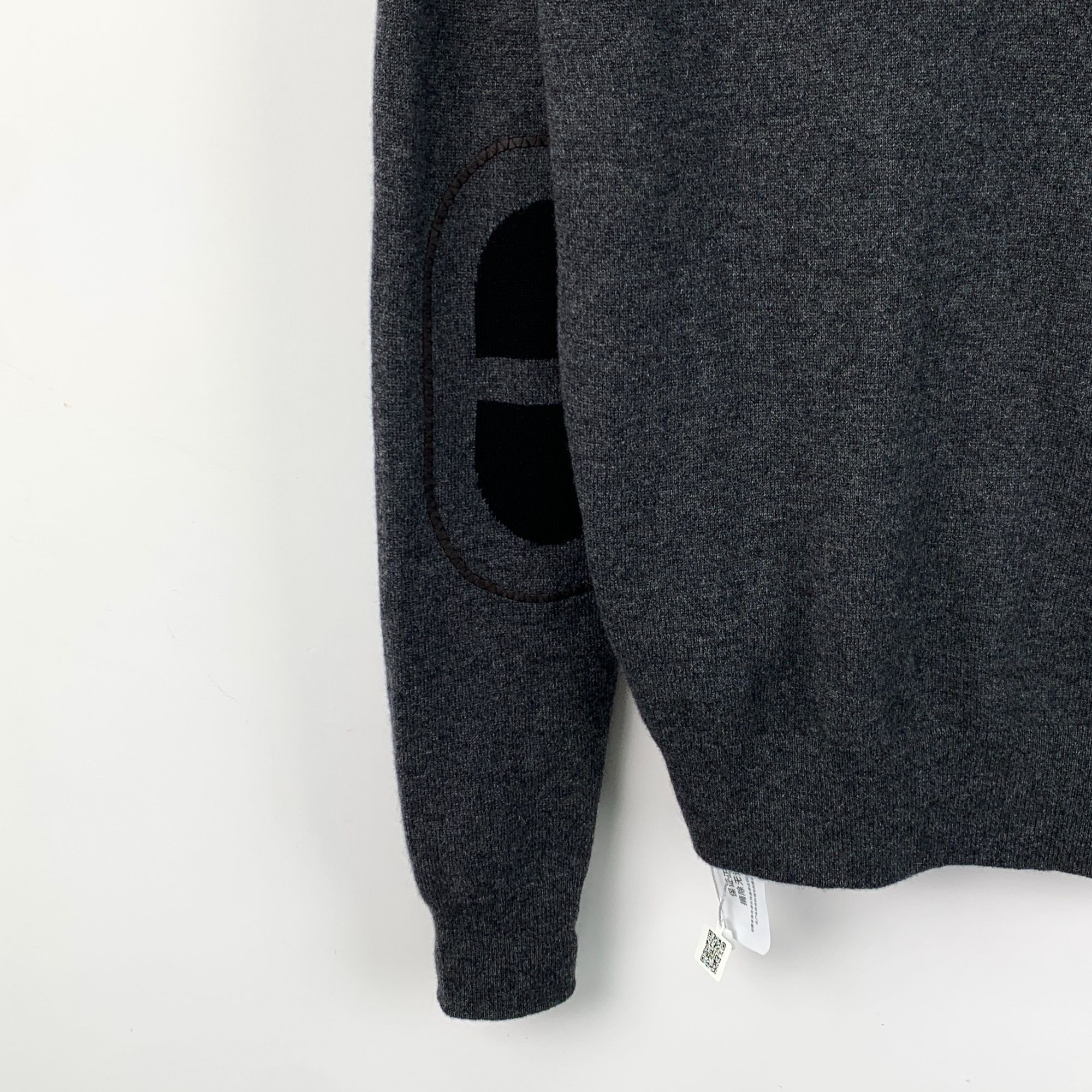 Hermes Hermes Deep Grey 100% Cashmere Hooded Zipper Cardigan W/ Lam Size US S / EU 44-46 / 1 - 5 Thumbnail