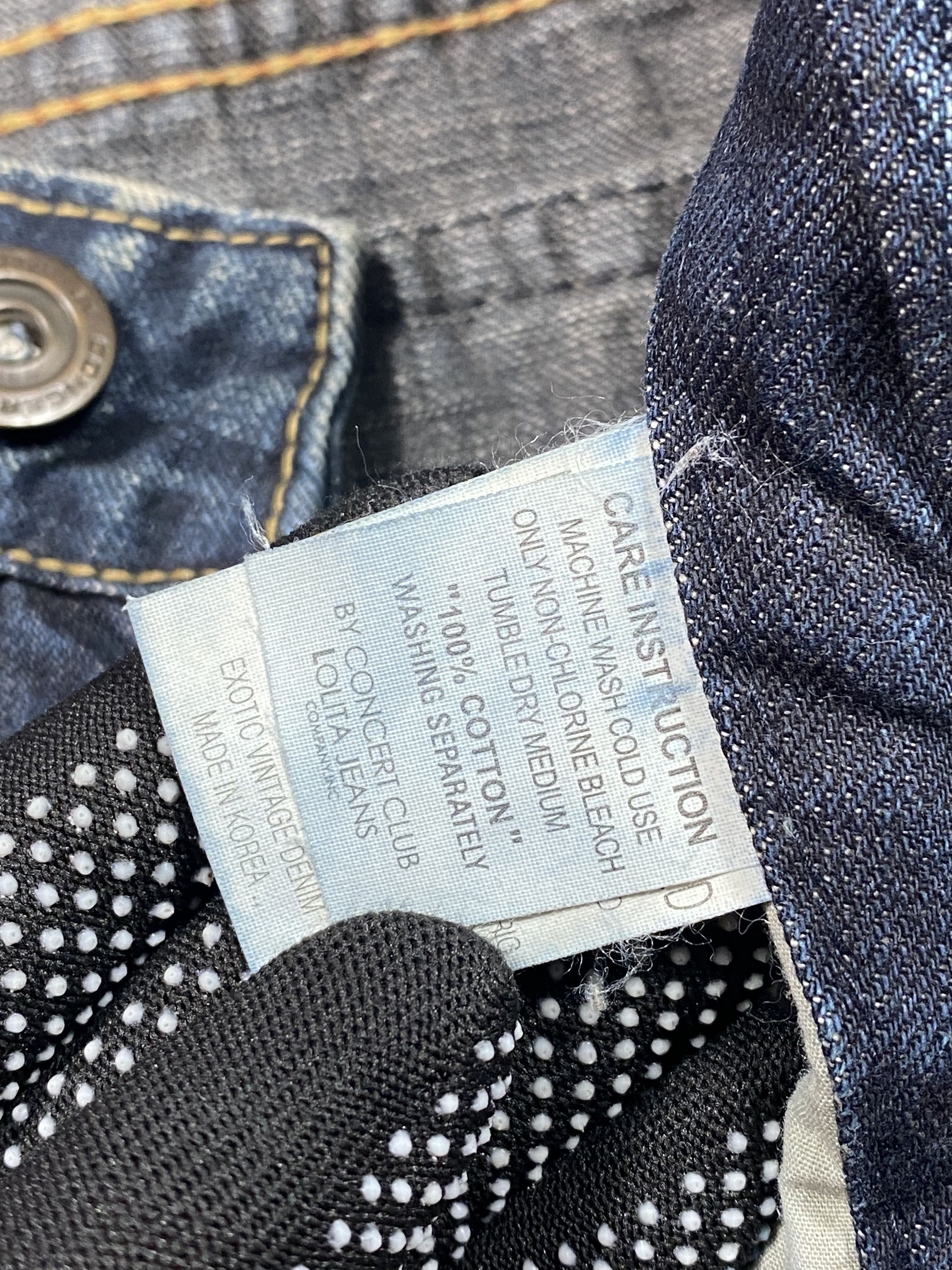 Japanese Brand RARE🔥Distressed Rusty Exotic Vintage Denim Lolita Jeans Size US 30 / EU 46 - 7 Thumbnail