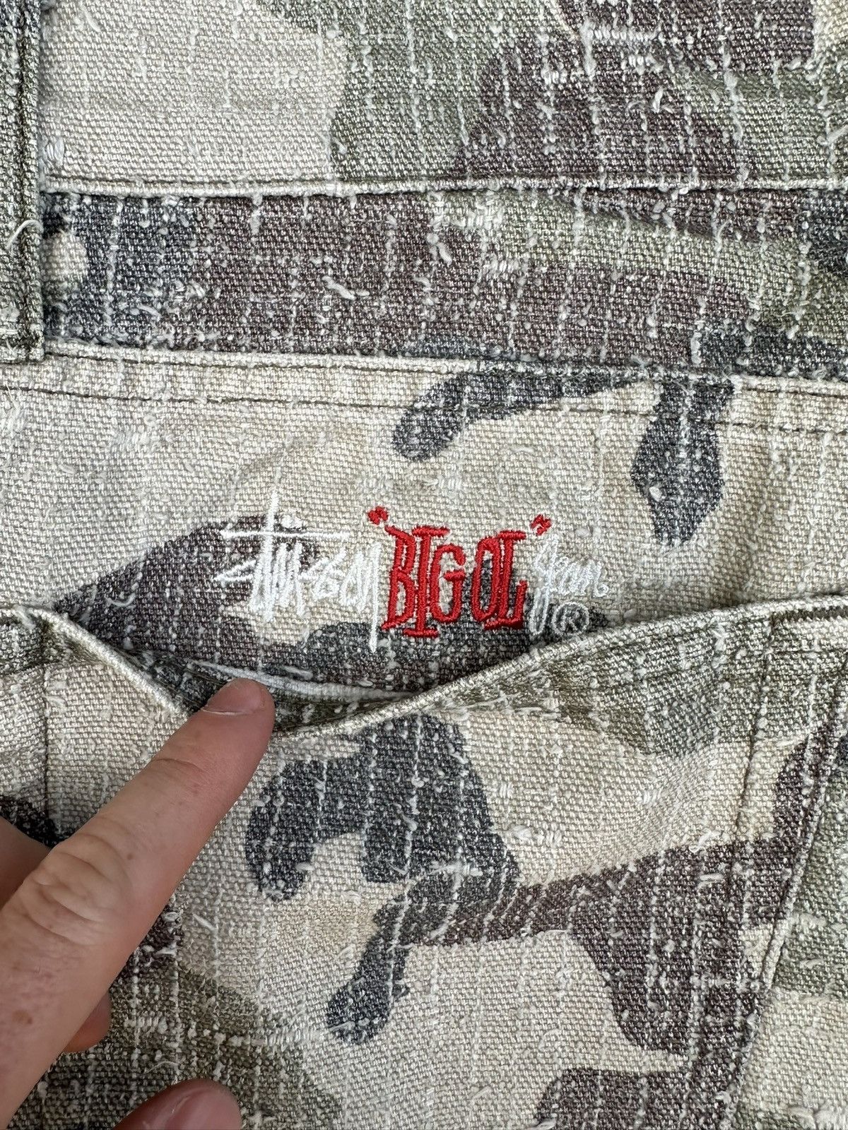Stussy Stussy big ol’ camo canvas neeplepunch pant Size US 30 / EU 46 - 9 Thumbnail