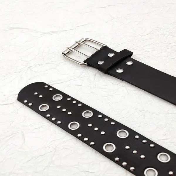 Other Black Studded Belt Size ONE SIZE - 6 Thumbnail