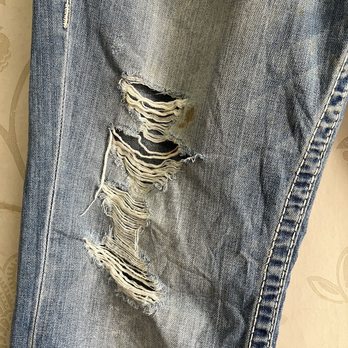 True Religion Thrashed True Religion Denim Jeans Straight Size US 34 / EU 50 - 5 Thumbnail