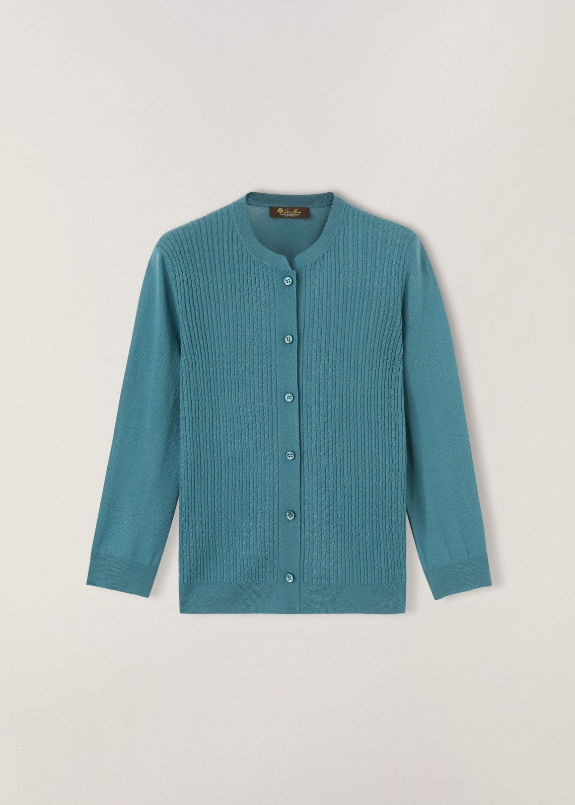 image of Loro Piana O1Loc1C0124 Cardigan In Pine, Women's (Size Large)