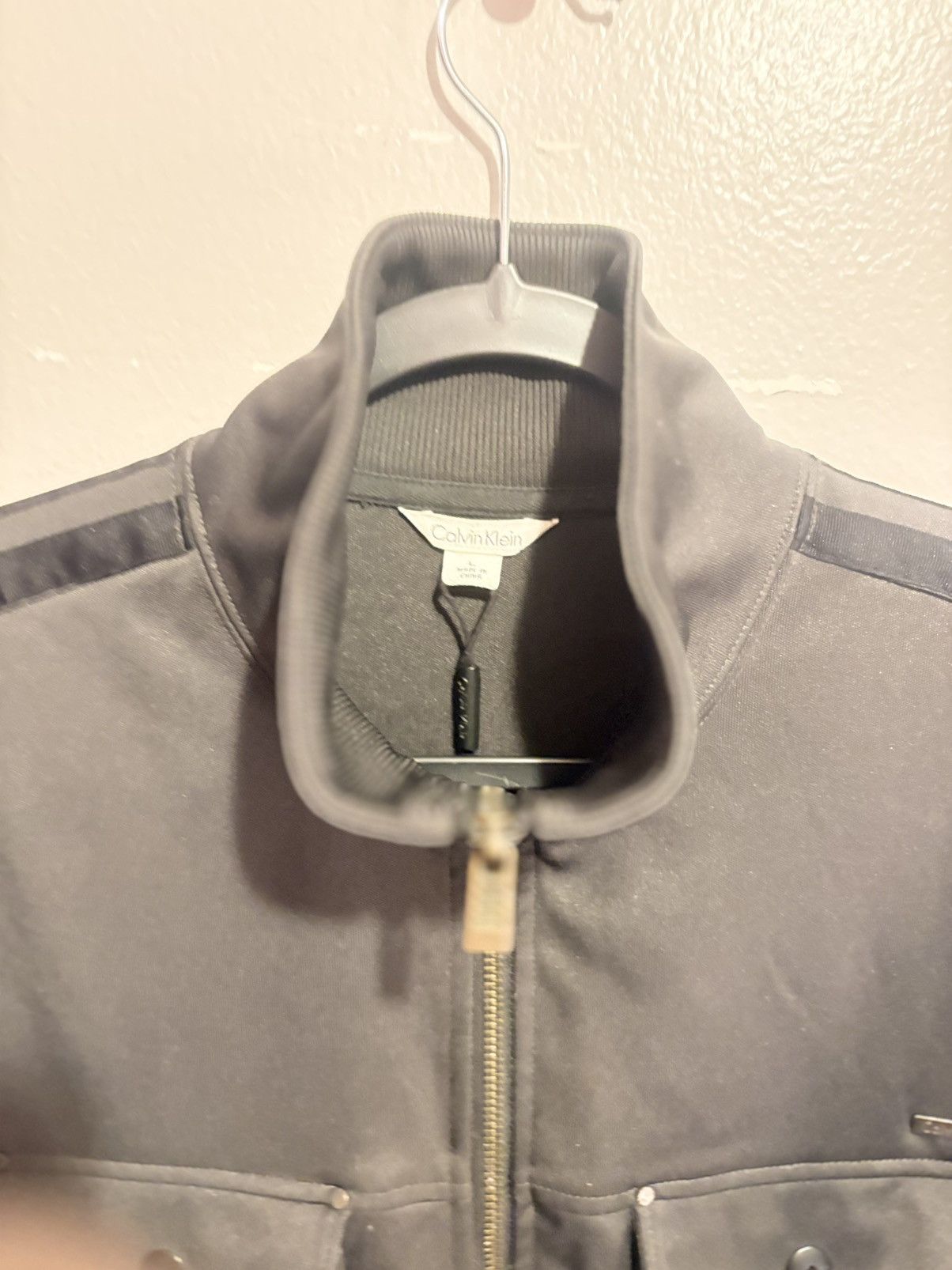 Calvin Klein Calvin Klein Track Jacket — Charcoal Grey, Size US M / EU 48-50 / 2 - 5 Thumbnail