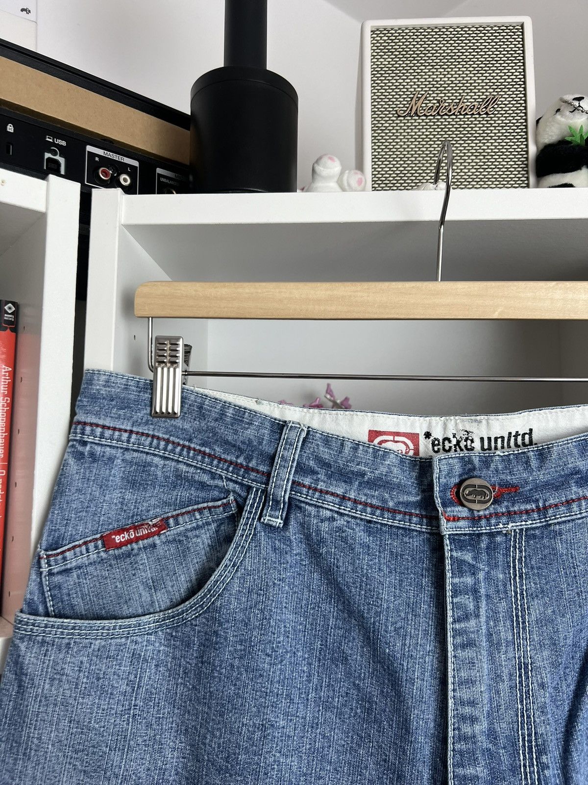 Ecko Unltd. × Vintage VIntage y2k Ecko UNLTD baggy wide leg denim carpenter pants Size US 32 / EU 48 - 4 Thumbnail
