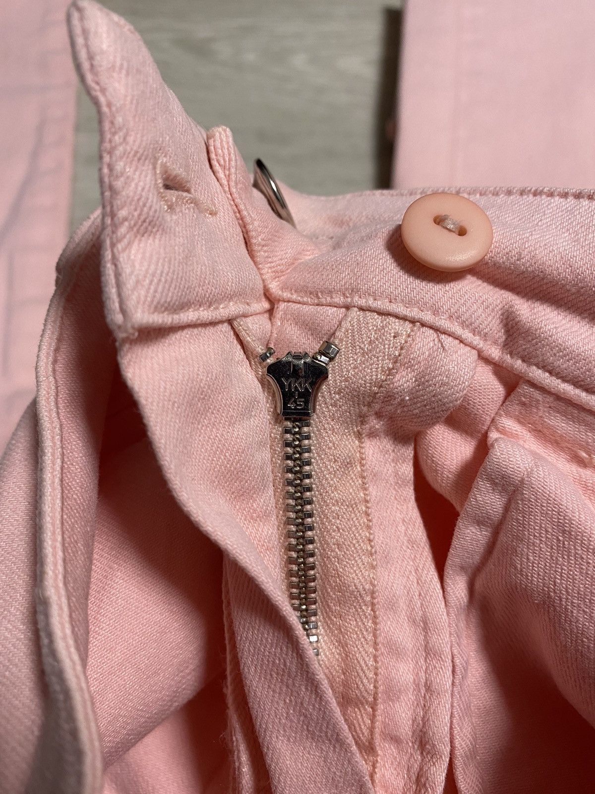 Balenciaga Womens 2012 Balenciaga Pink Slim Stretch Trousers Pant Jeans Size 25" / US 0 / IT 36 - 19 Thumbnail