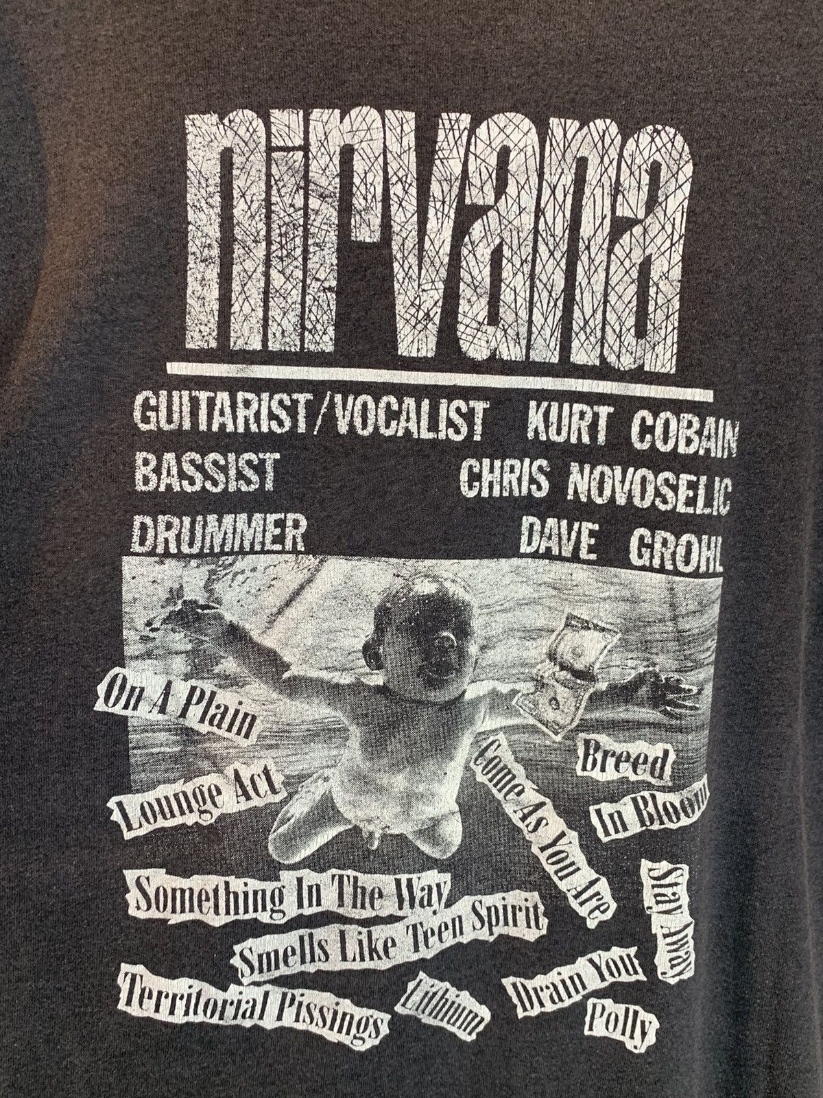 Nirvana RARE* Vintage 1991 Nirvana Nevermind Album Kurt Cobain Shirt Size US XL / EU 56 / 4 - 4 Thumbnail