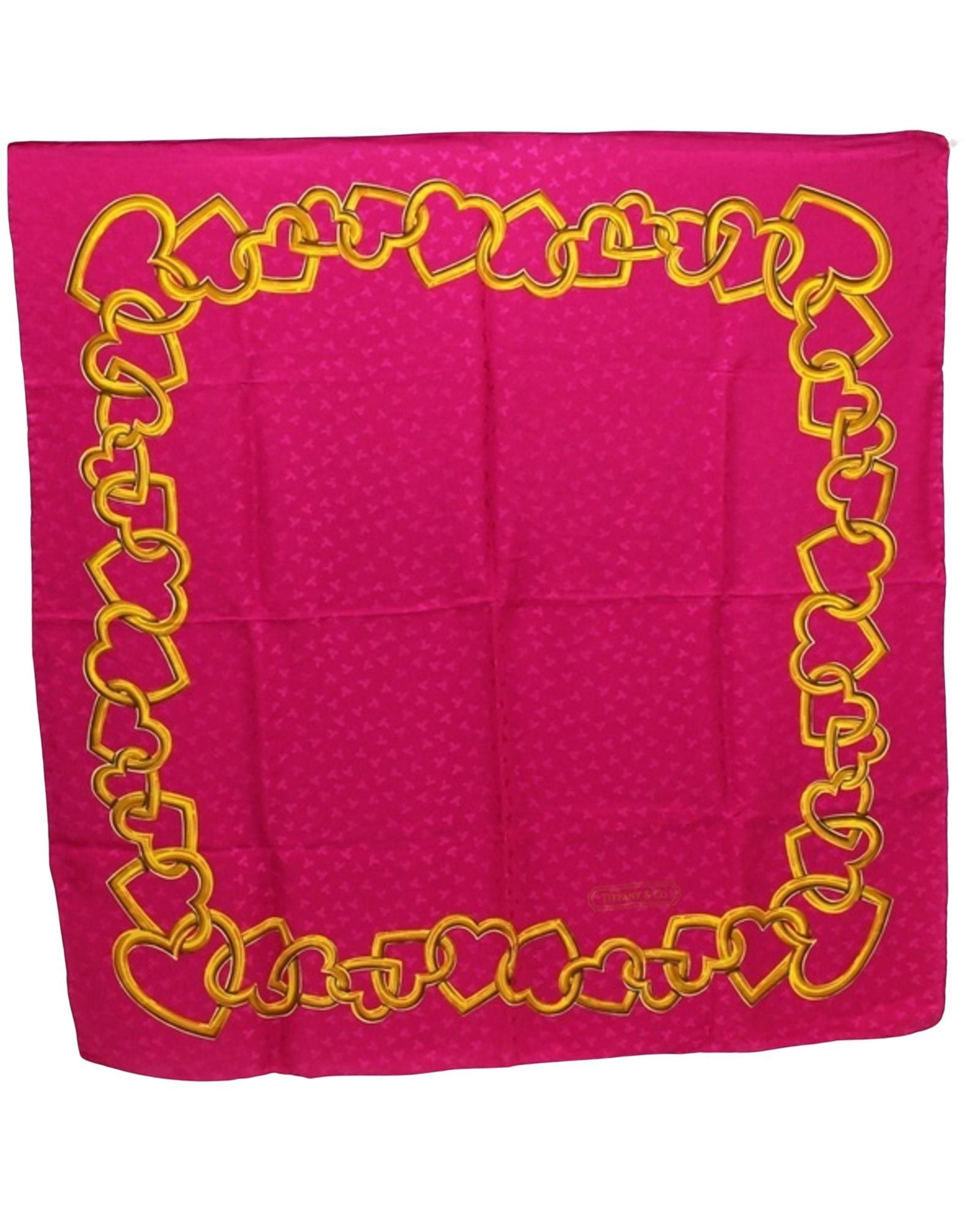 Tiffany & Co. Silk Scarf with Pink Color and Tiffany & Co Design | Grailed