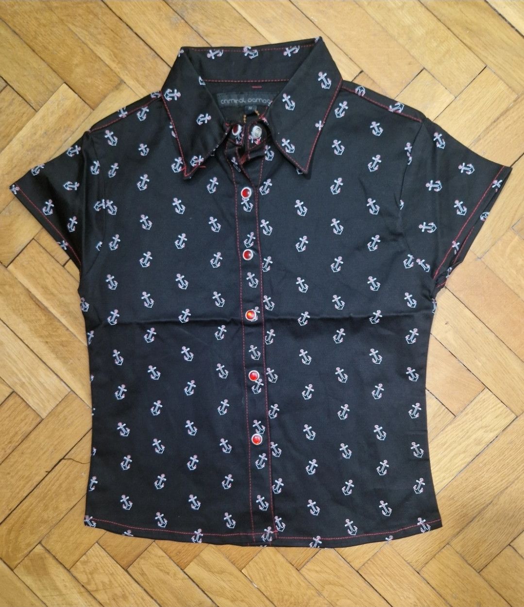 Criminal Damage Criminal Damage top goth emo hysteric glamour Size M / US 6-8 / IT 42-44 - 1 Thumbnail