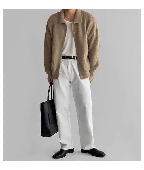Aran Isles Knitwear Vintage Khaki Button Casual Knit Cardigan Sweater Jacket Size US M / EU 48-50 / 2 - 6 Thumbnail