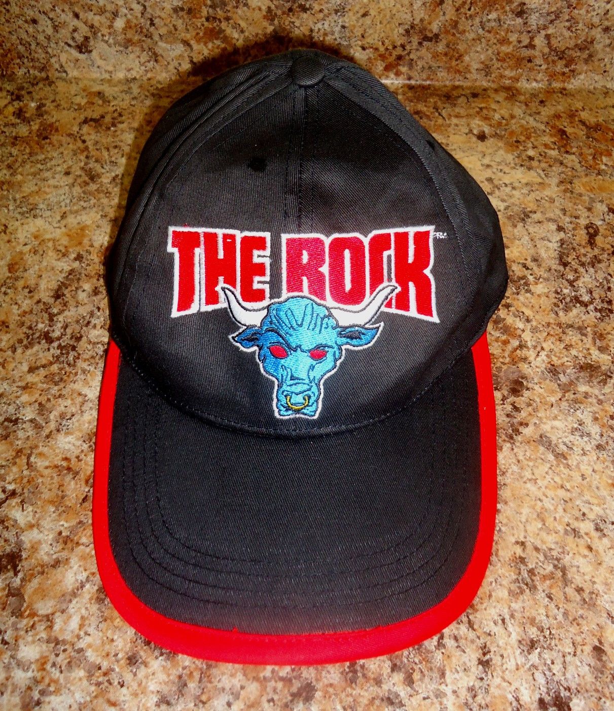 Vintage × WWE × WWF Vintage 1999 WWF “The Rock” Brama Bull cap mint Size ONE SIZE - 1 Thumbnail