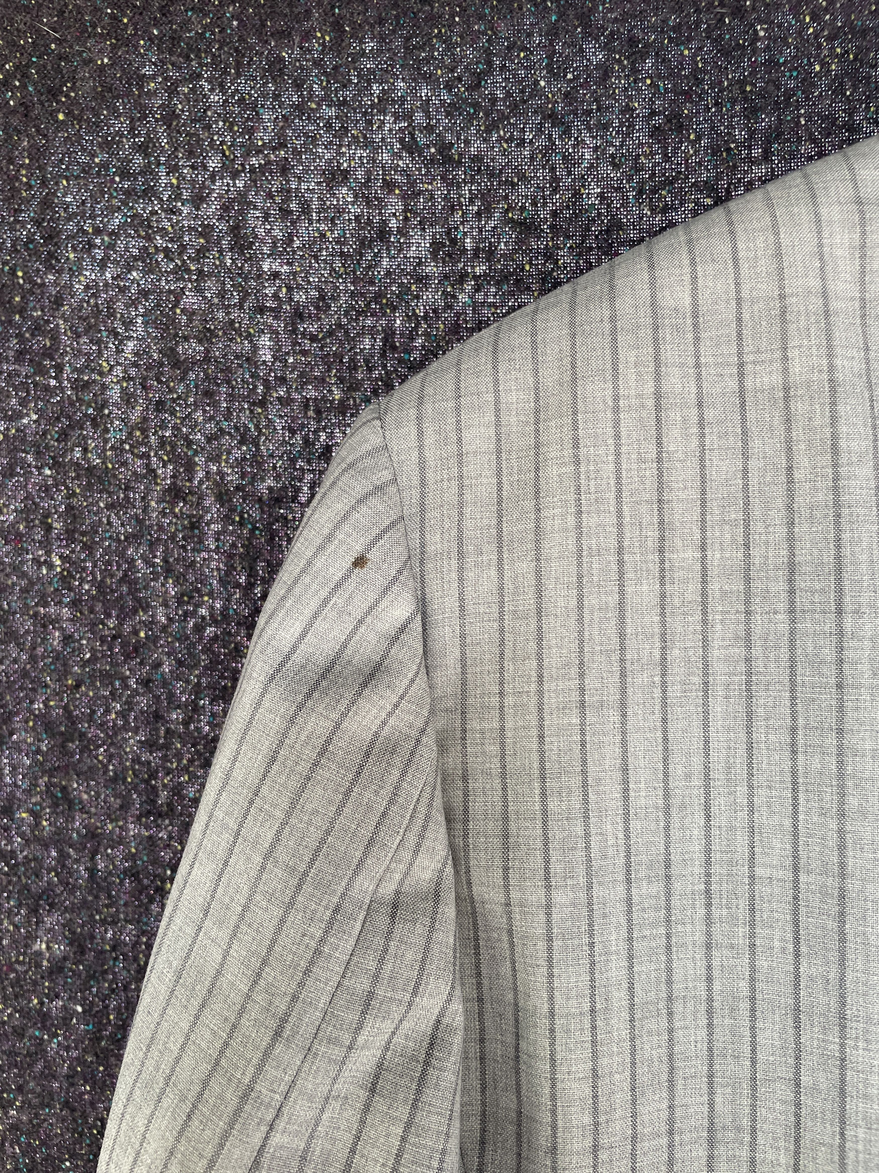 Suitsupply Suitsupply Striped Gray Pure Wool Sport Coat Blazer Size 36R - 8 Thumbnail