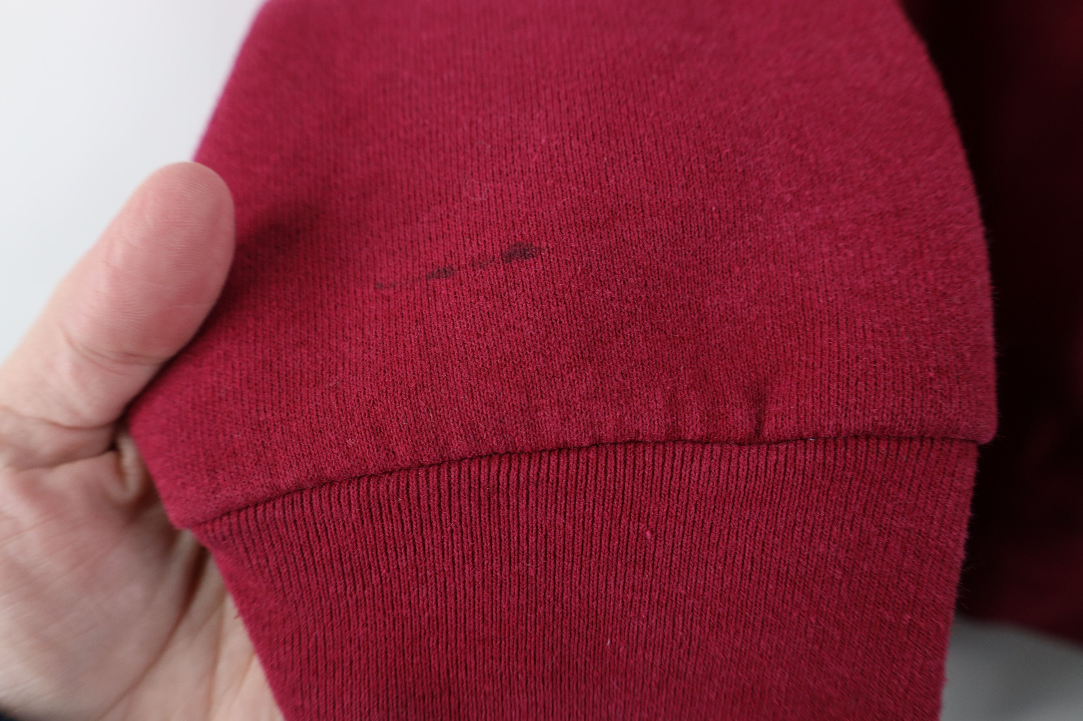 Vintage Vintage 90s Streetwear Heavy Crewneck Sweatshirt USA Red Size US XL / EU 56 / 4 - 8 Thumbnail