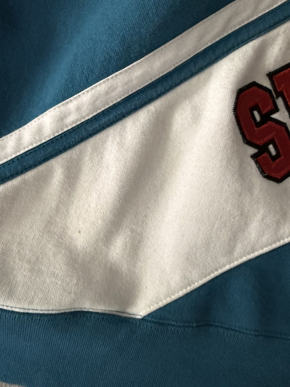 Supreme Supreme S/S18 Diagonal Hooded Sweatshirt Size US L / EU 52-54 / 3 - 5 Thumbnail