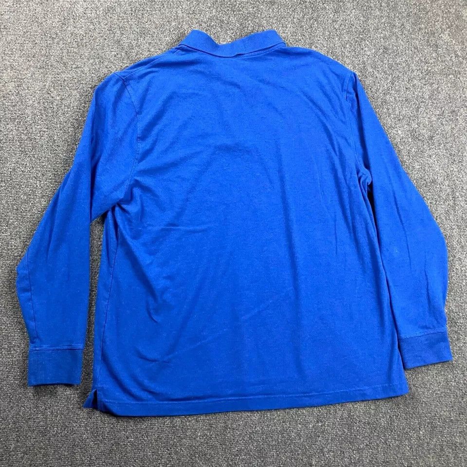 Saddlebred Saddlebred Polo Shirt Mens XL Flex Carbon Long Sleeve Cotton Size US XL / EU 56 / 4 - 5 Thumbnail