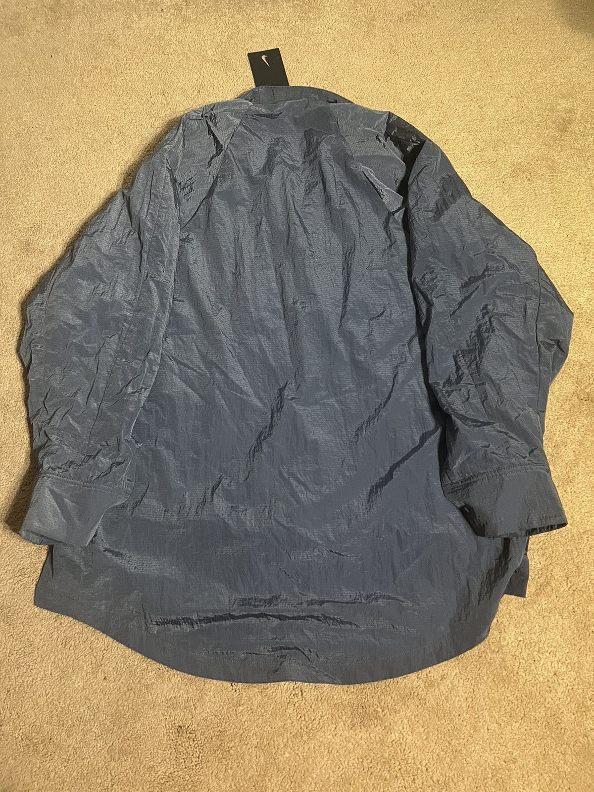 Nike Nike ESC “Every Stitch Considered” Woven Shirt Jacket Blue L Size US L / EU 52-54 / 3 - 3 Thumbnail