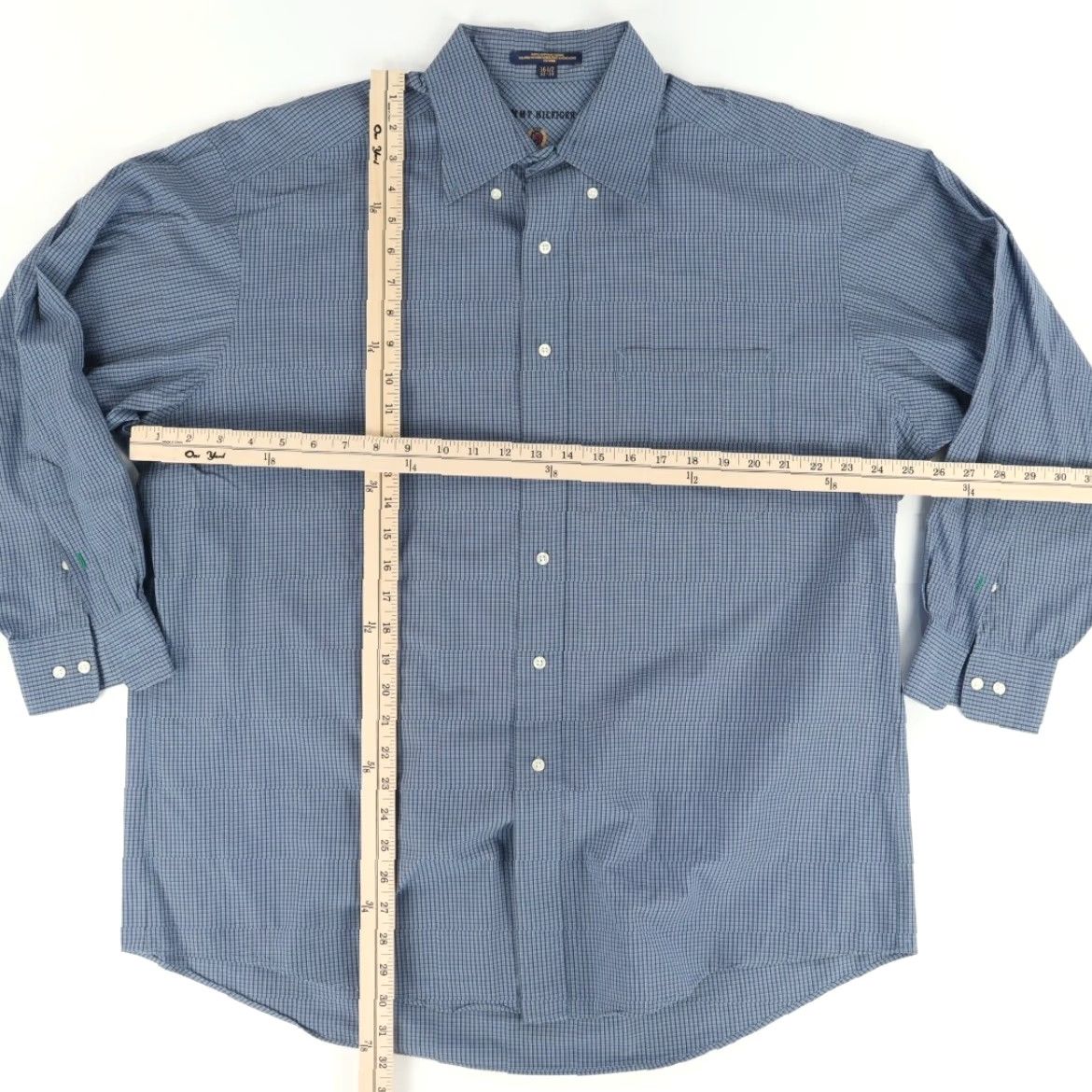 Tommy Hilfiger Tommy Hilfiger Shirt Navy Blue 16.5 32-33 Long Sleeve Button Up XL Men’s Size US XL / EU 56 / 4 - 3 Thumbnail