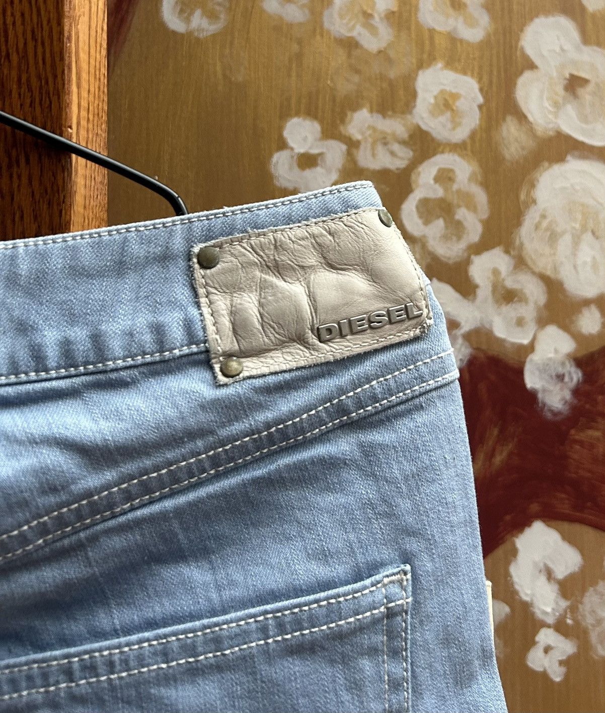 Diesel Vintage Y2K Diesel Blue Denim Knee Length Shorts Size 28 Size 28" / US 6 / IT 42 - 7 Thumbnail