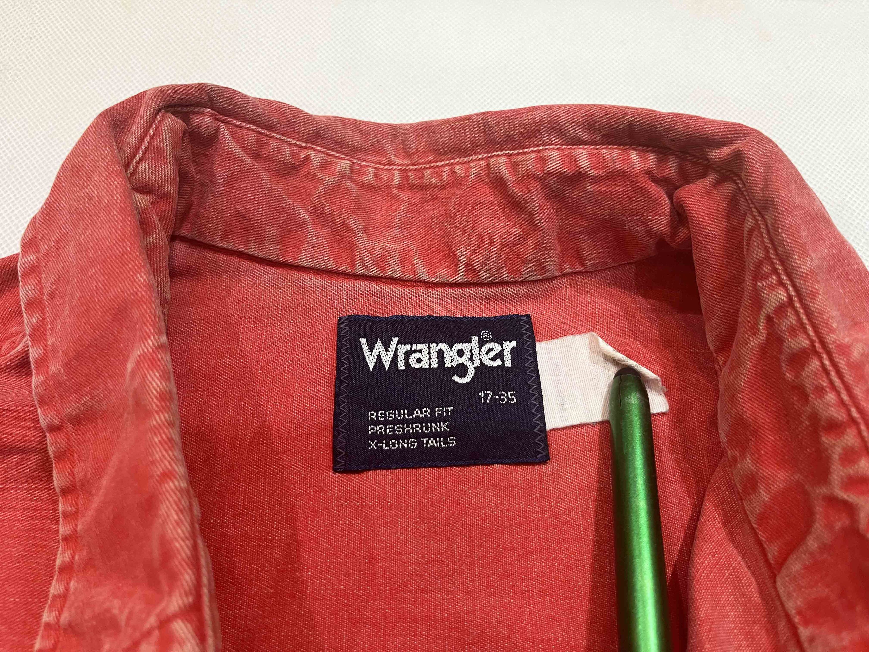 Vintage × Wrangler Vintage Wrangler Brushpopper Western Cowboy Aztec Shirt Size US L / EU 52-54 / 3 - 4 Thumbnail