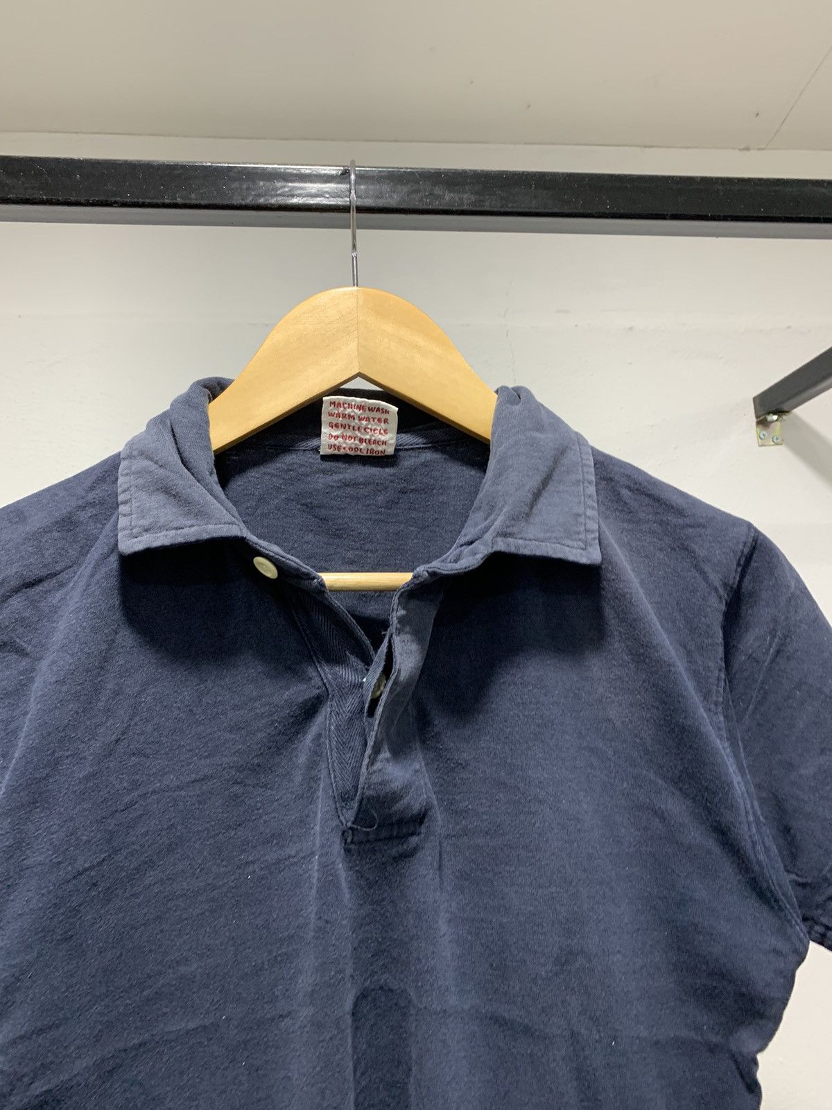 45rpm × Japanese Brand × Vintage Faded Polo Ss 90s Size XS / US 0-2 / IT 36-38 - 2 Thumbnail