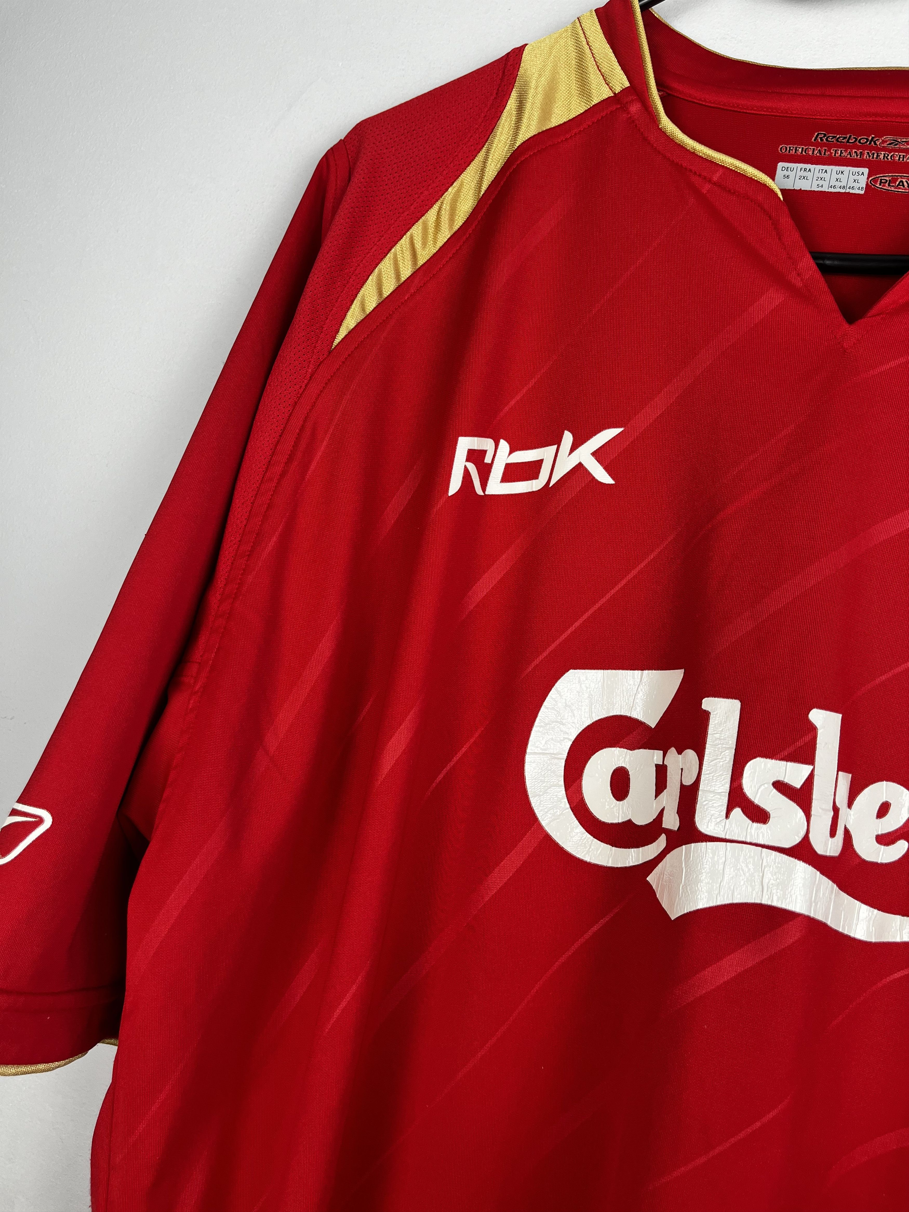Reebok Reebok Liverpool 2005/2006 Champions League Jersey Size US XL / EU 56 / 4 - 4 Thumbnail