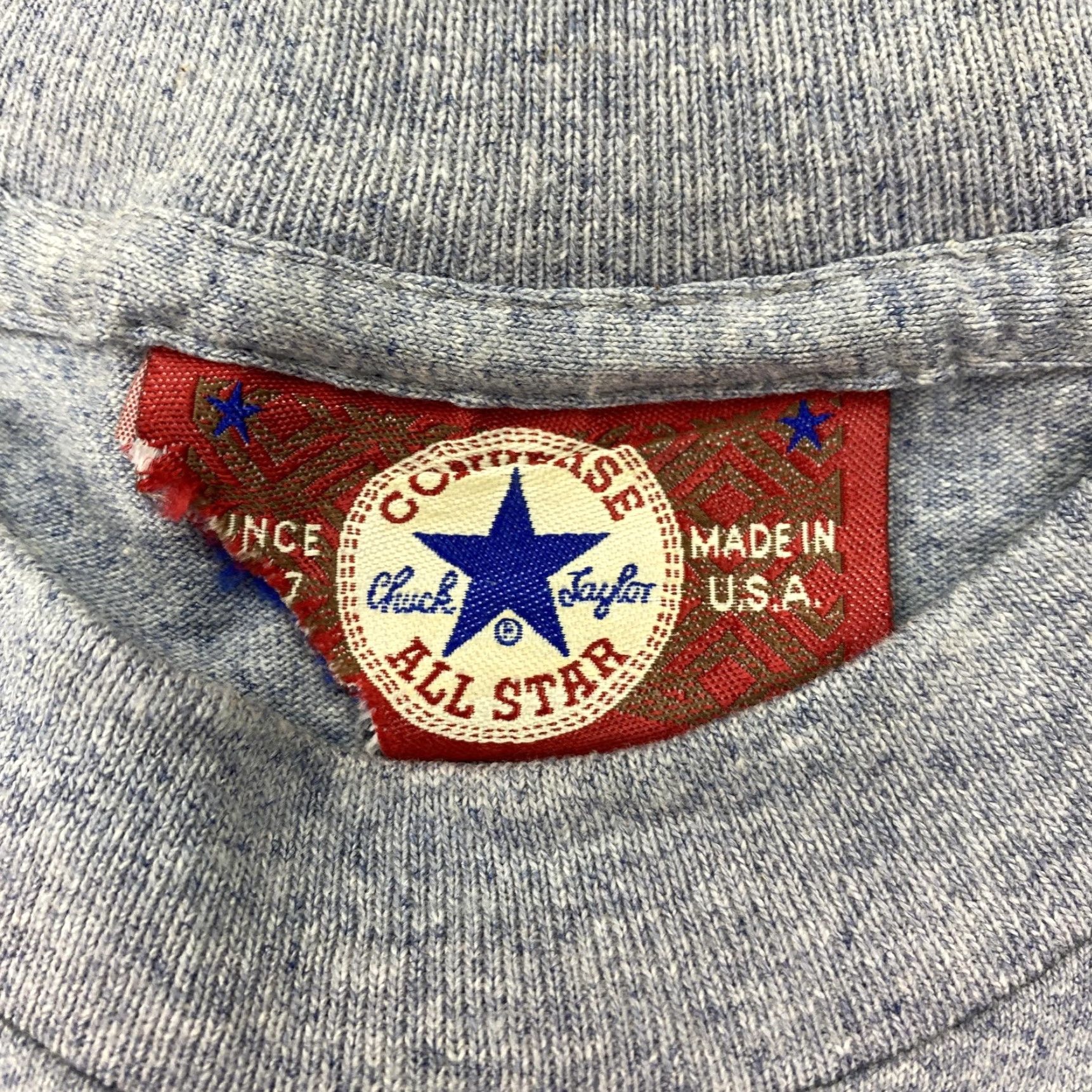 Converse VINTAGE Converse All Star Shirt Mens XL Gray T-Shirt Crew Neck Short Sleeve Graphic Print Florida Travel 2001 Y2K USA Mens Size US XL / EU 56 / 4 - 6 Thumbnail