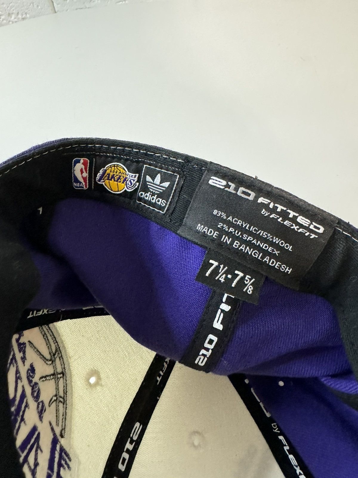 NBA Los Angeles Lakers adidas cap hat Size ONE SIZE - 5 Thumbnail